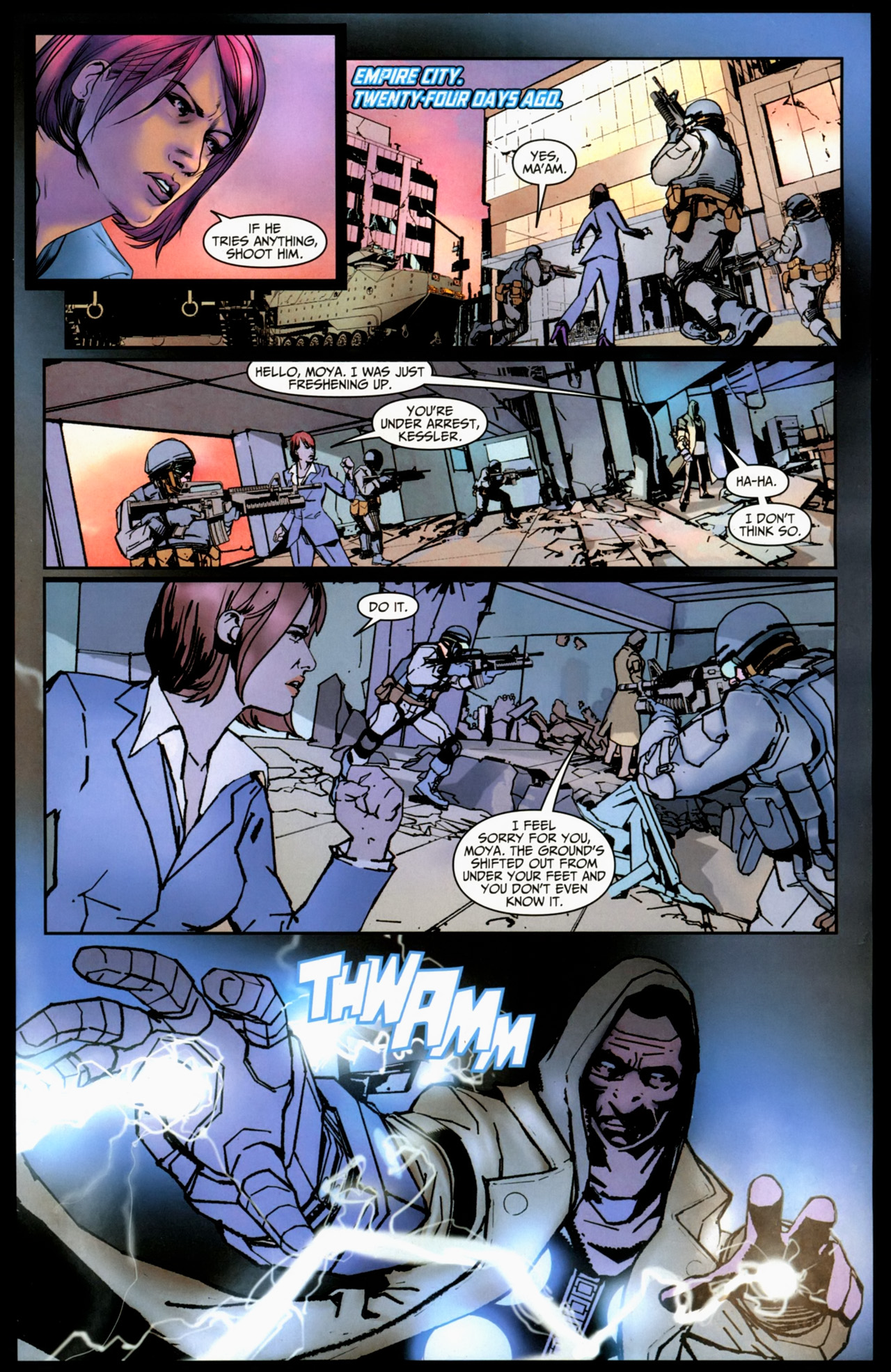 Read online inFamous comic -  Issue #4 - 2