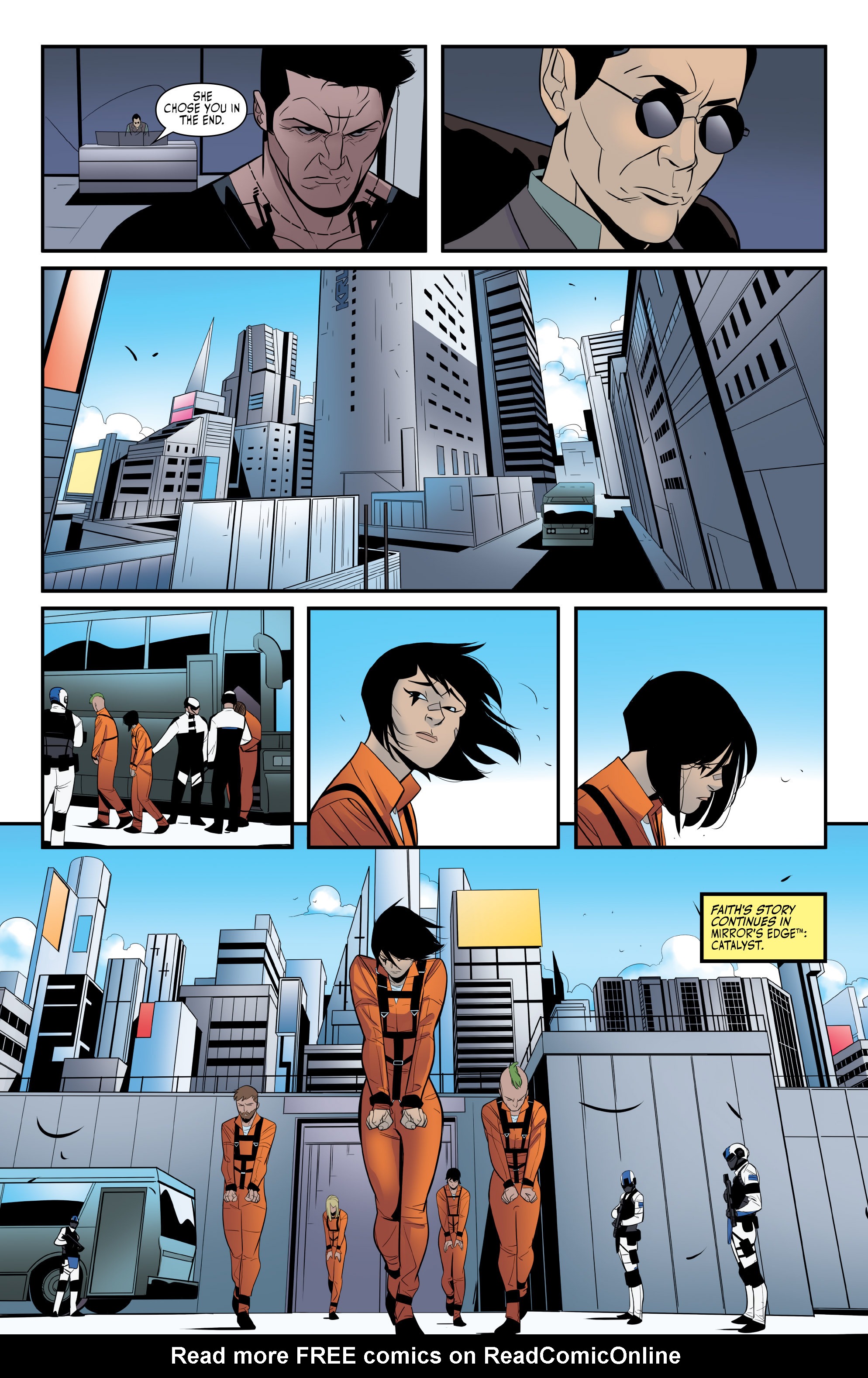 Read online Mirror's Edge: Exordium comic -  Issue #6 - 24