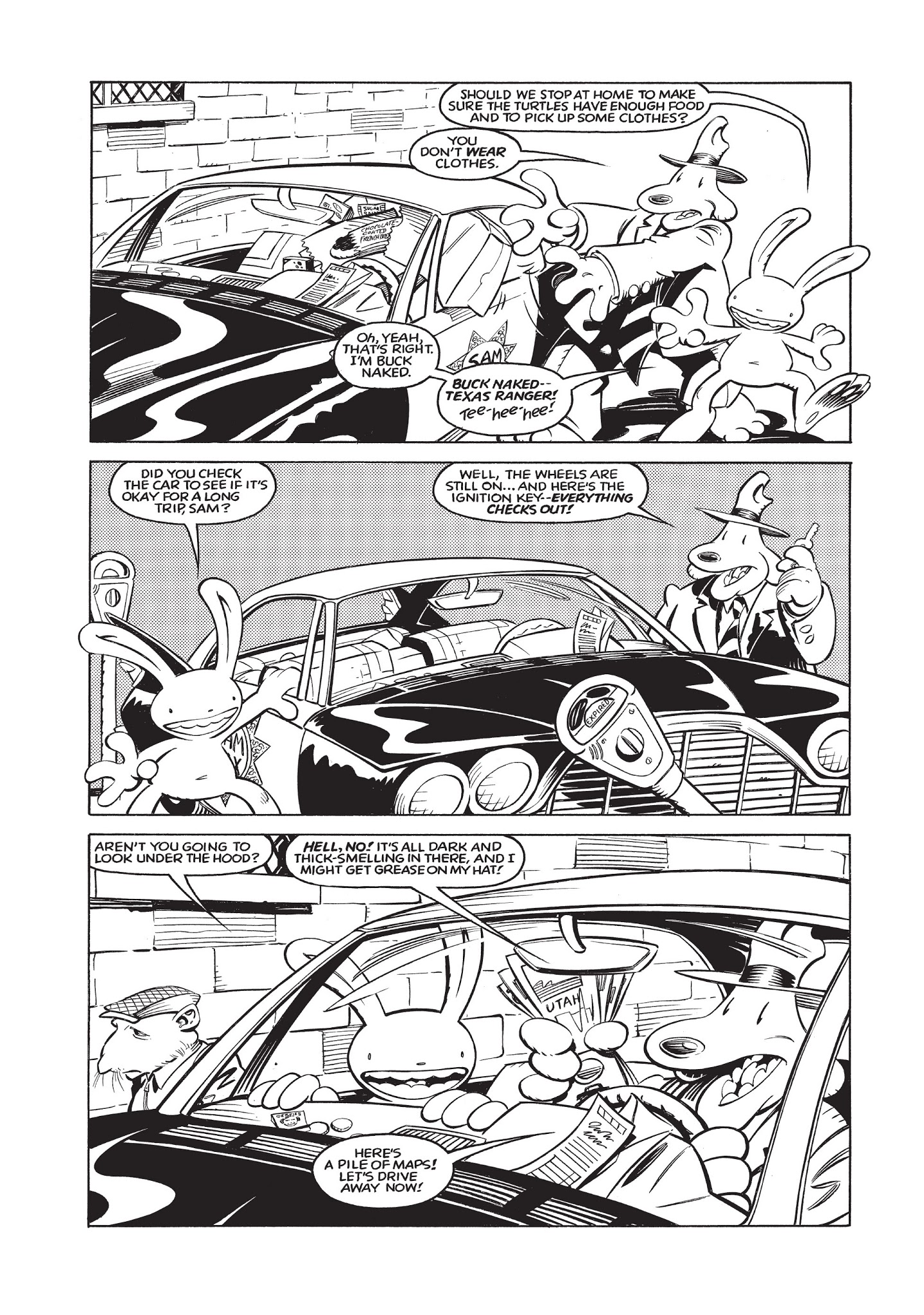 Read online Sam & Max Surfin' The Highway comic -  Issue # TPB - 52