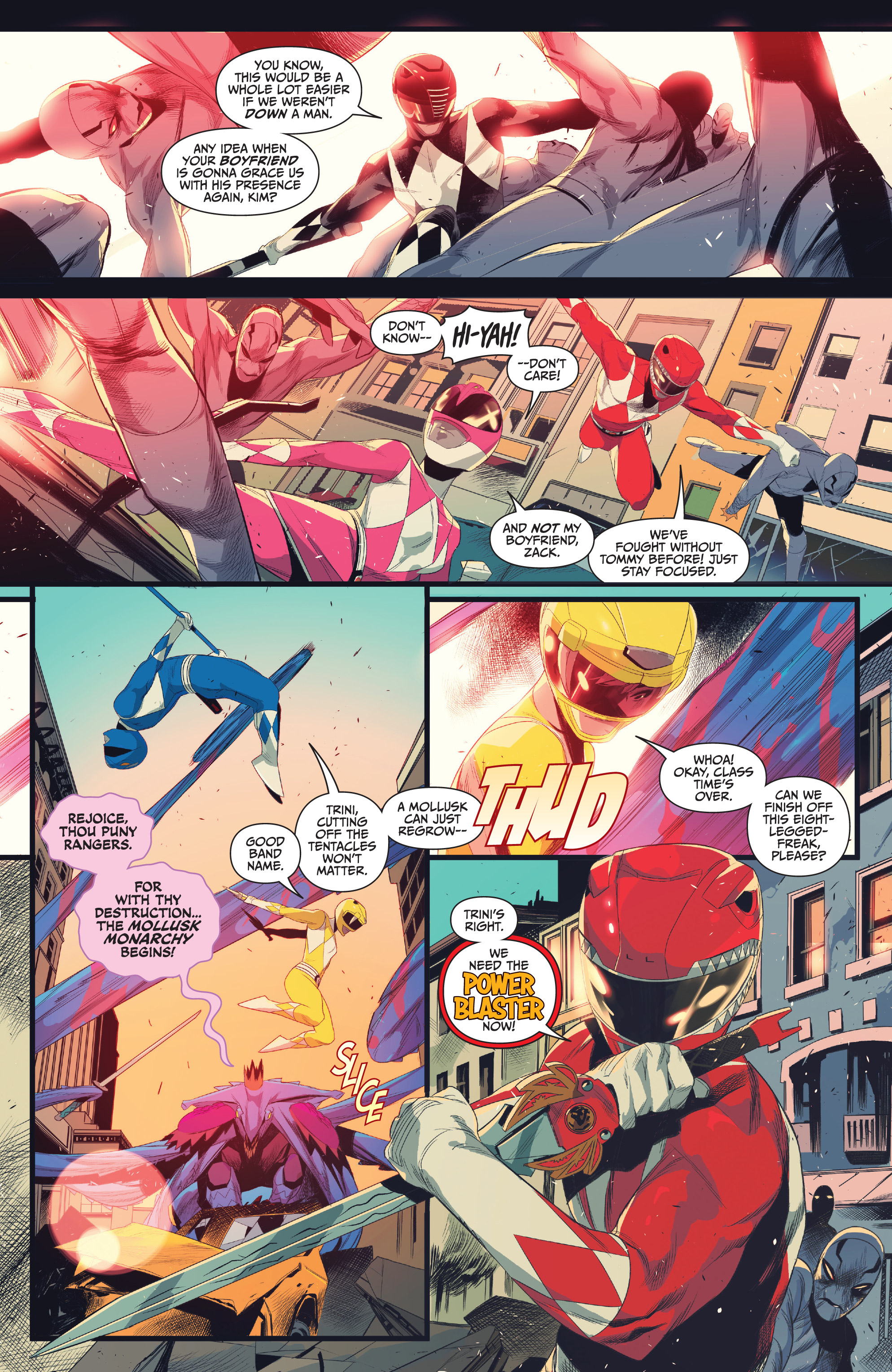 Read online Mighty Morphin Power Rangers: Teenage Mutant Ninja Turtles comic -  Issue #1 - 5