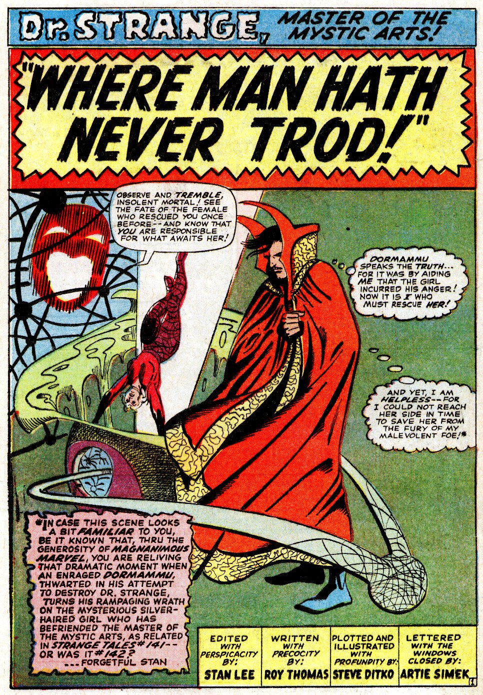 Read online Marvel Masterworks: Doctor Strange comic -  Issue # TPB 2 - 25