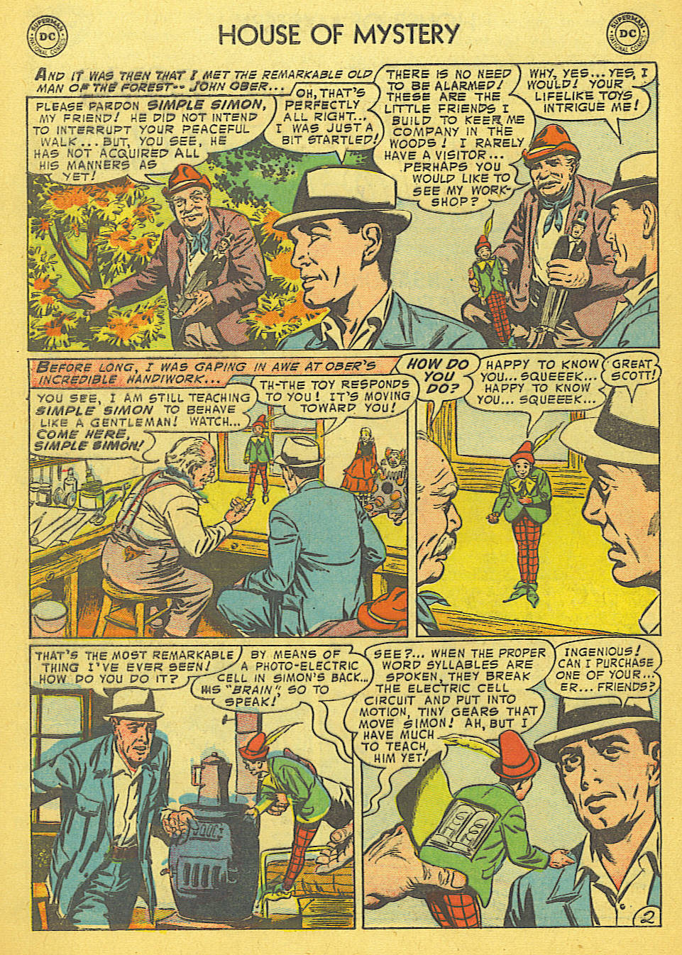 Read online House of Mystery (1951) comic -  Issue #42 - 28