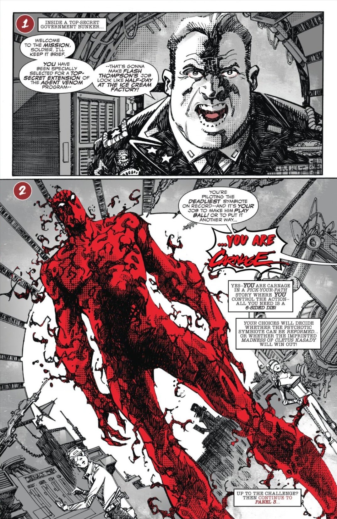 Read online Carnage: Black, White & Blood comic -  Issue #1 - 23