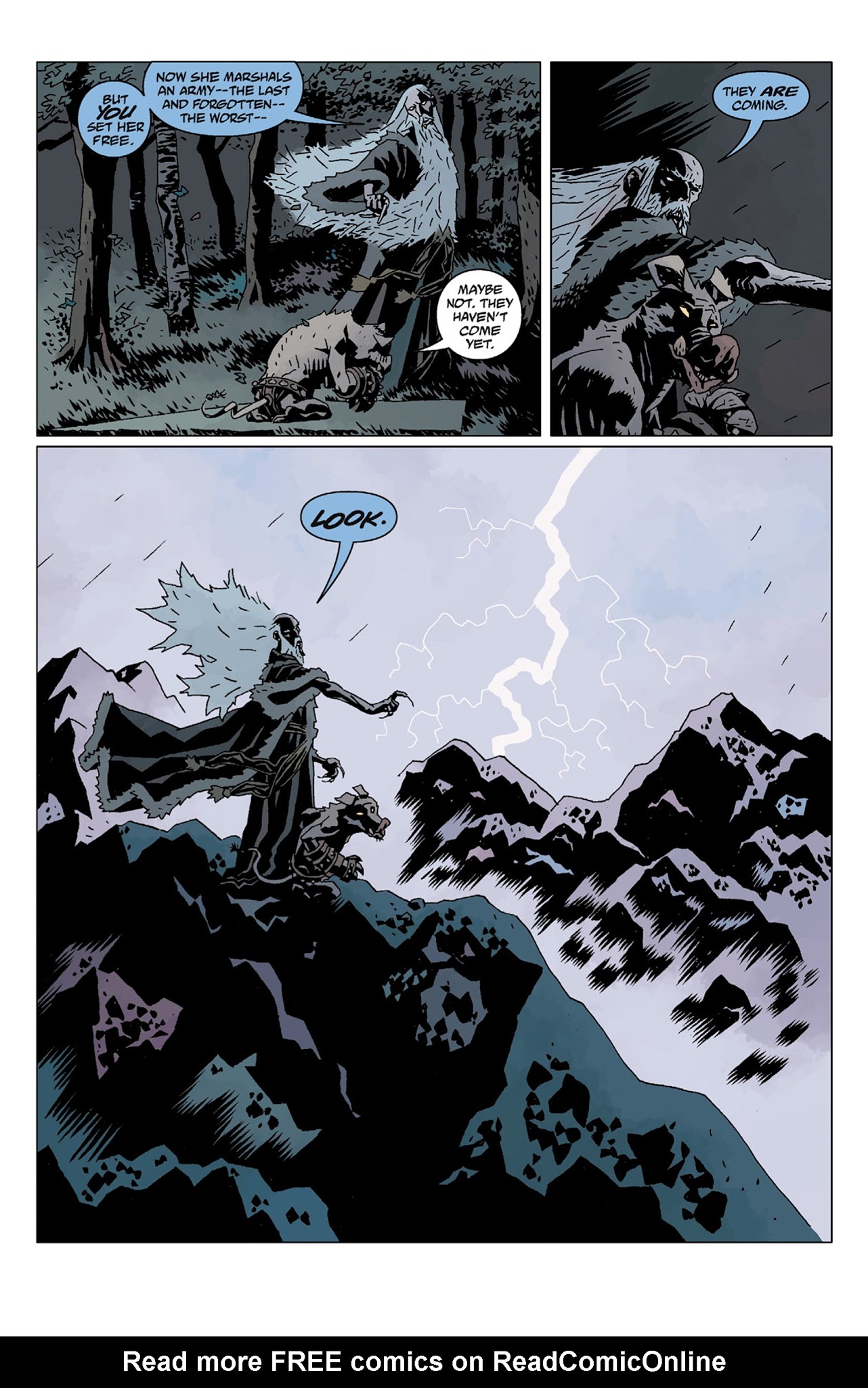 Read online Hellboy: The Storm And The Fury comic -  Issue # TPB - 38