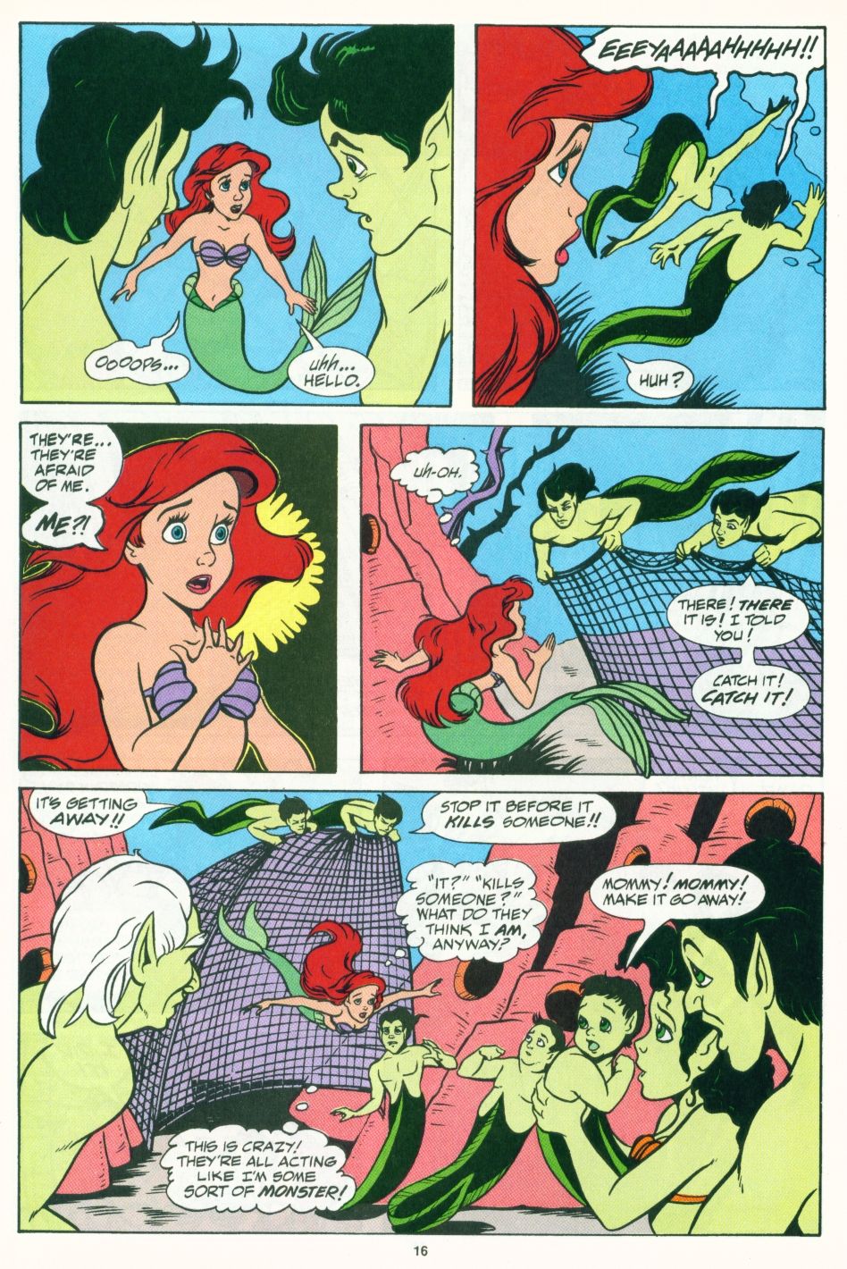 Read online Disney's The Little Mermaid Limited Series comic -  Issue #1 - 16