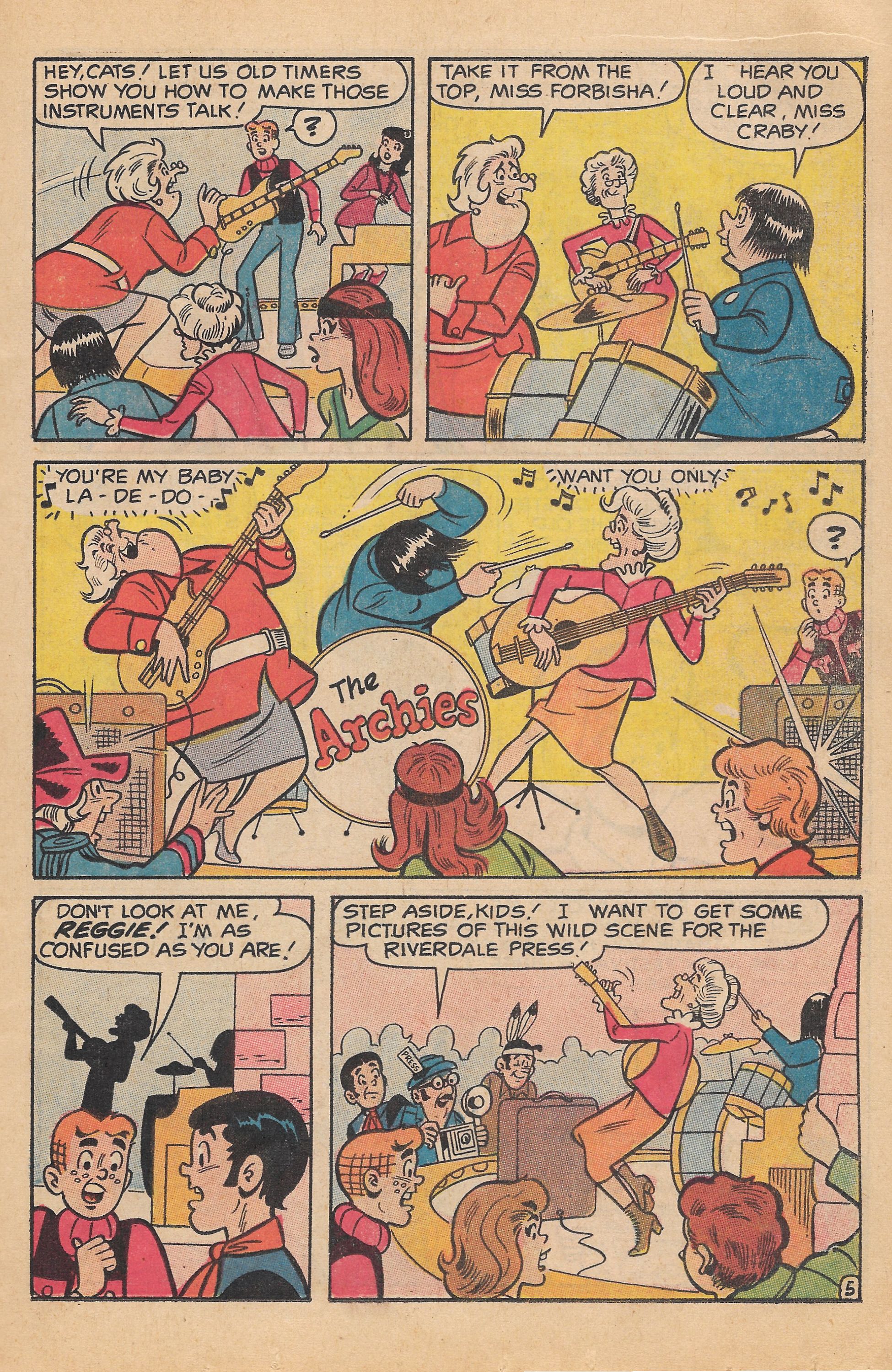 Read online Archie's TV Laugh-Out comic -  Issue #7 - 15