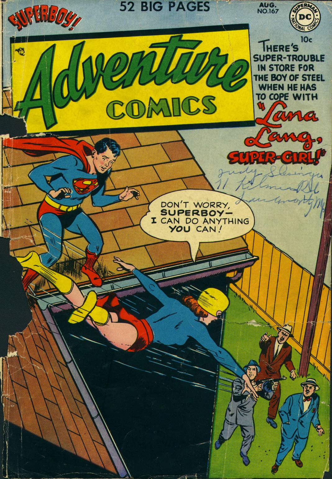 Adventure Comics (1938) issue 167 - Page 1