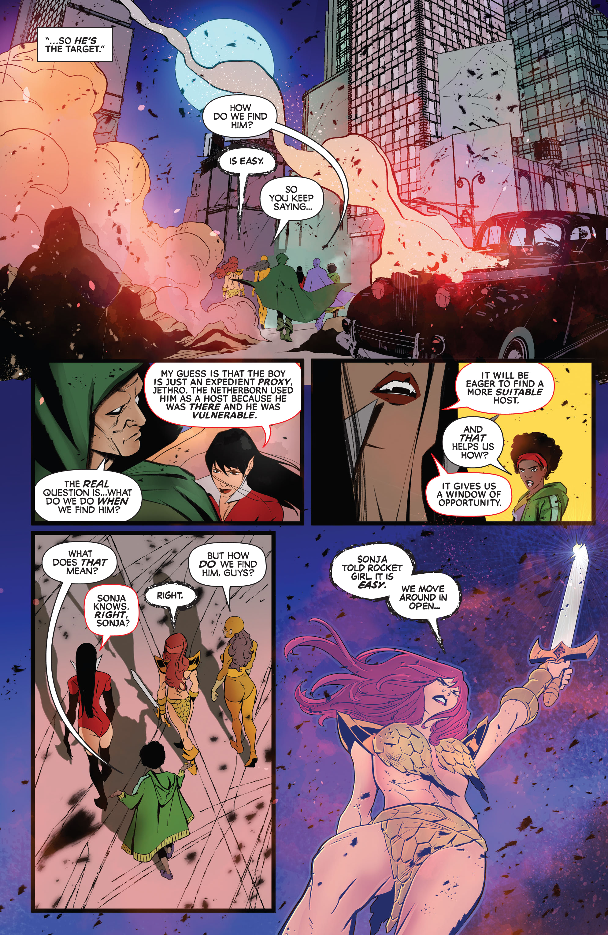 Read online Vampirella Vs. Red Sonja comic -  Issue #5 - 11