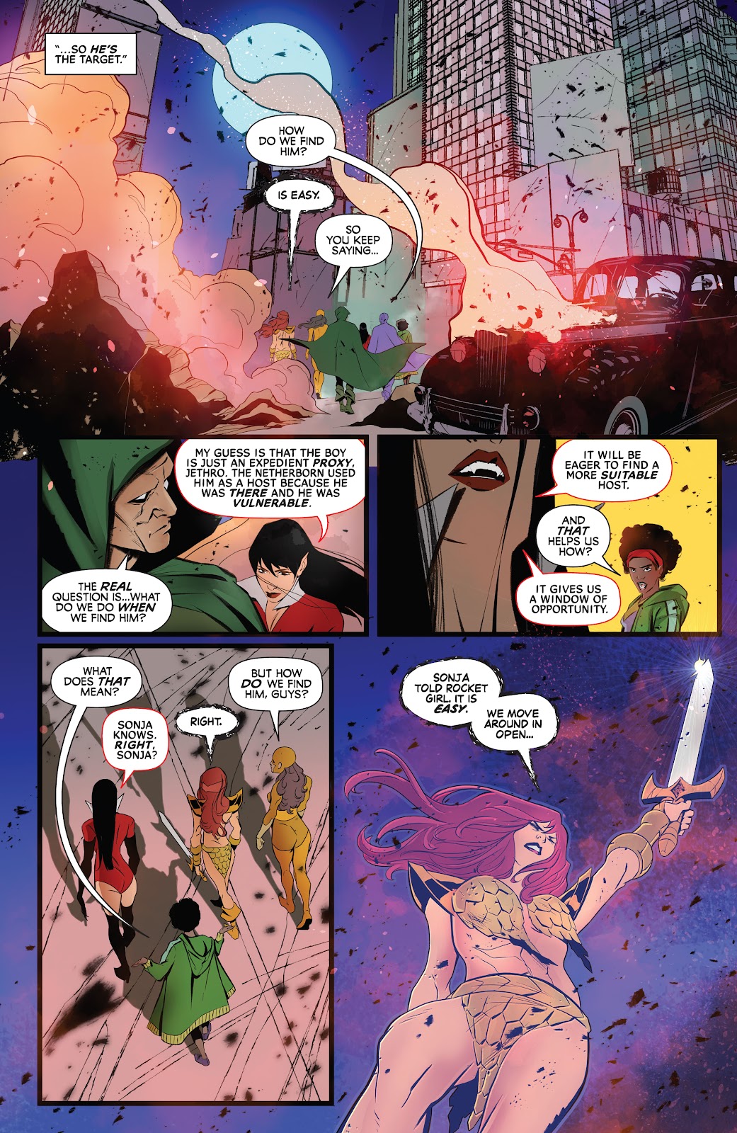 Vampirella Vs. Red Sonja issue 5 - Page 11