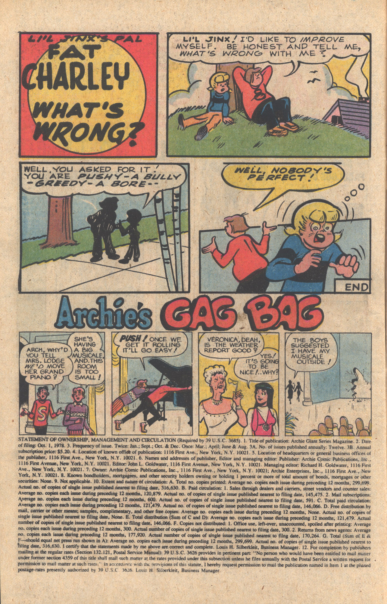Read online Archie Giant Series Magazine comic -  Issue #482 - 10