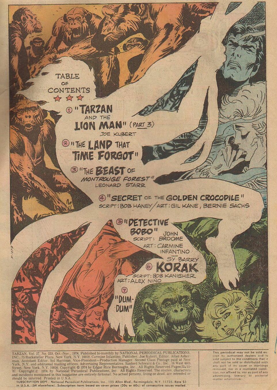 Read online Tarzan (1972) comic -  Issue #233 - 2