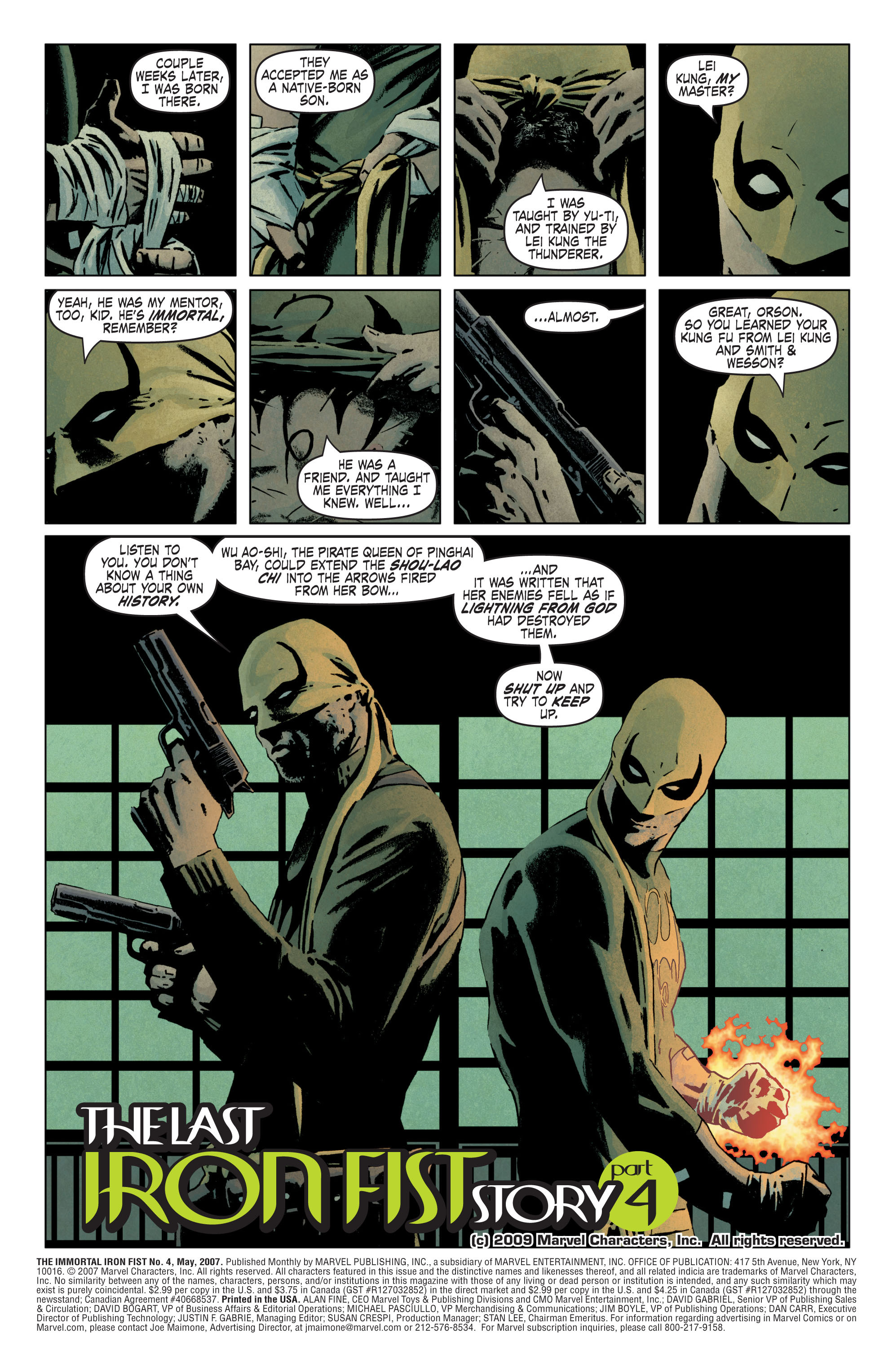 Read online The Immortal Iron Fist comic -  Issue #4 - 4