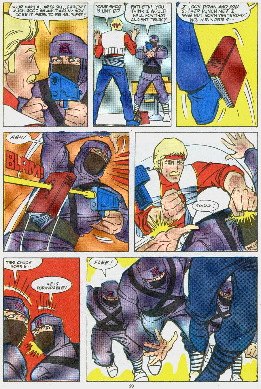 Read online Chuck Norris and the Karate Kommandos comic -  Issue #1 - 21