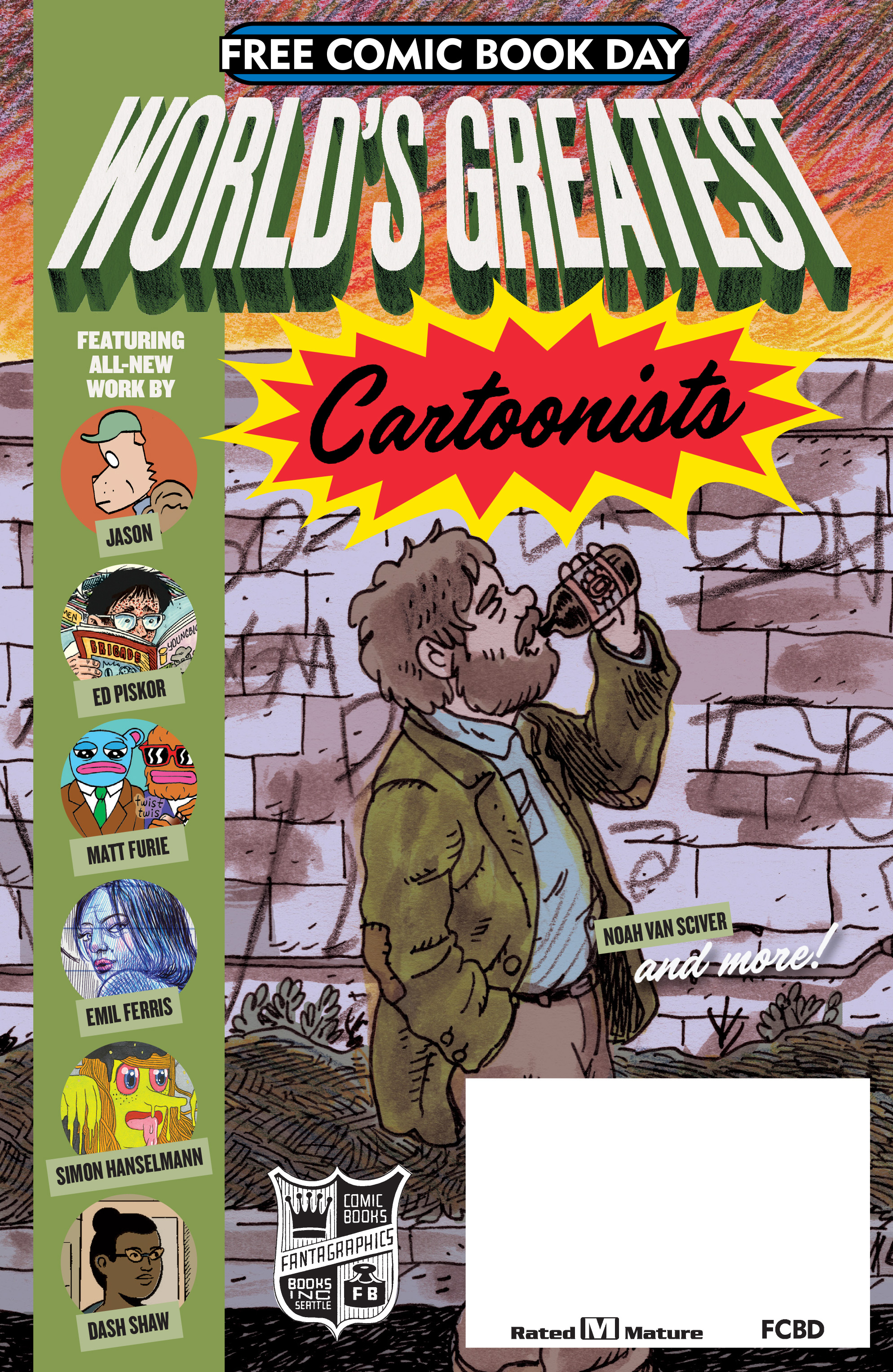 Read online Free Comic Book Day 2017 comic -  Issue # World’s Greatest Cartoonists - 1