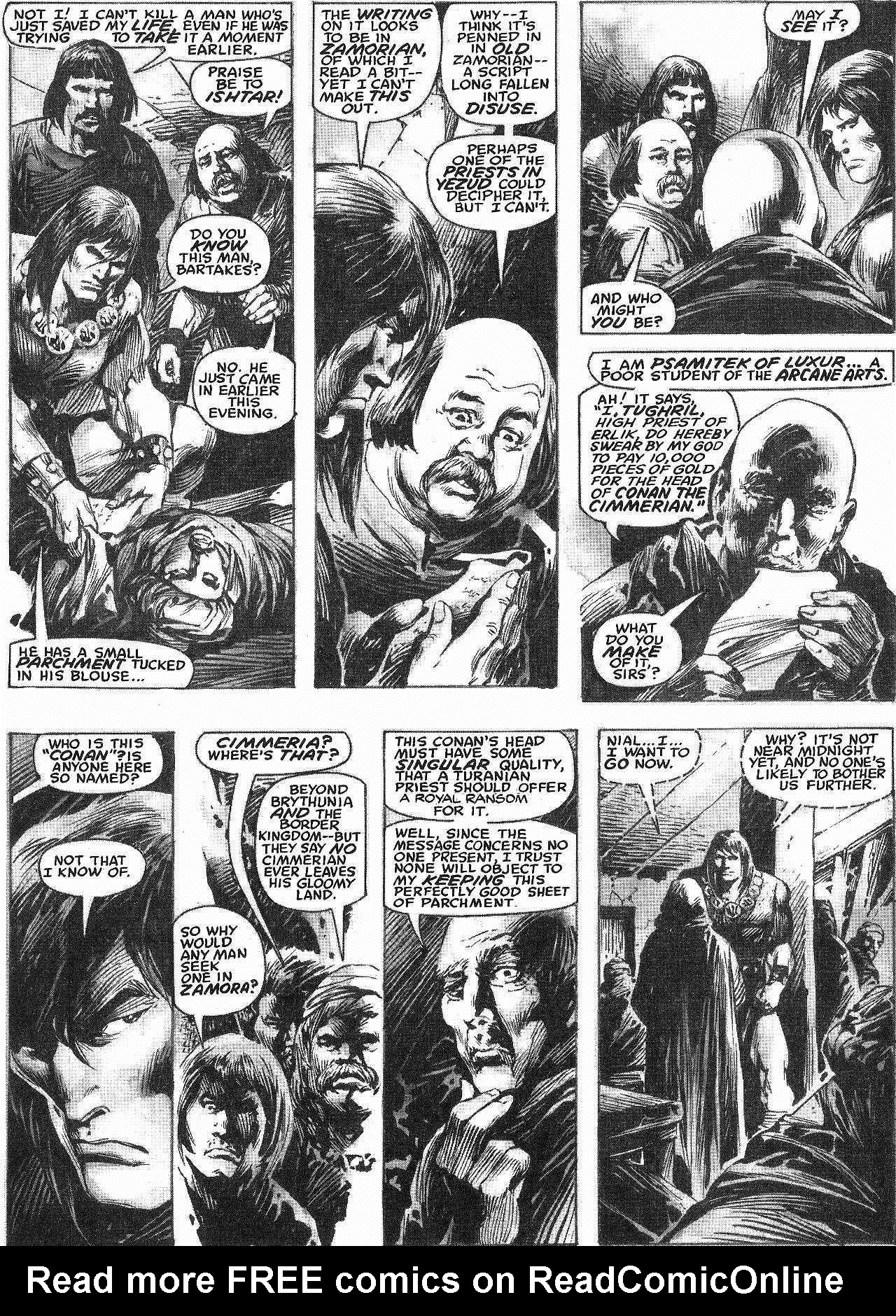 Read online The Savage Sword Of Conan comic -  Issue #208 - 36