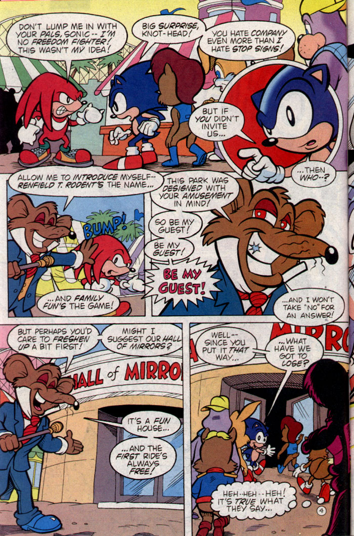 Read online Knuckles' Chaotix comic - Issue Full.