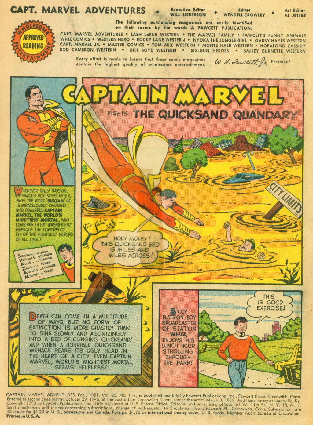 Captain Marvel Adventures issue 117 - Page 3