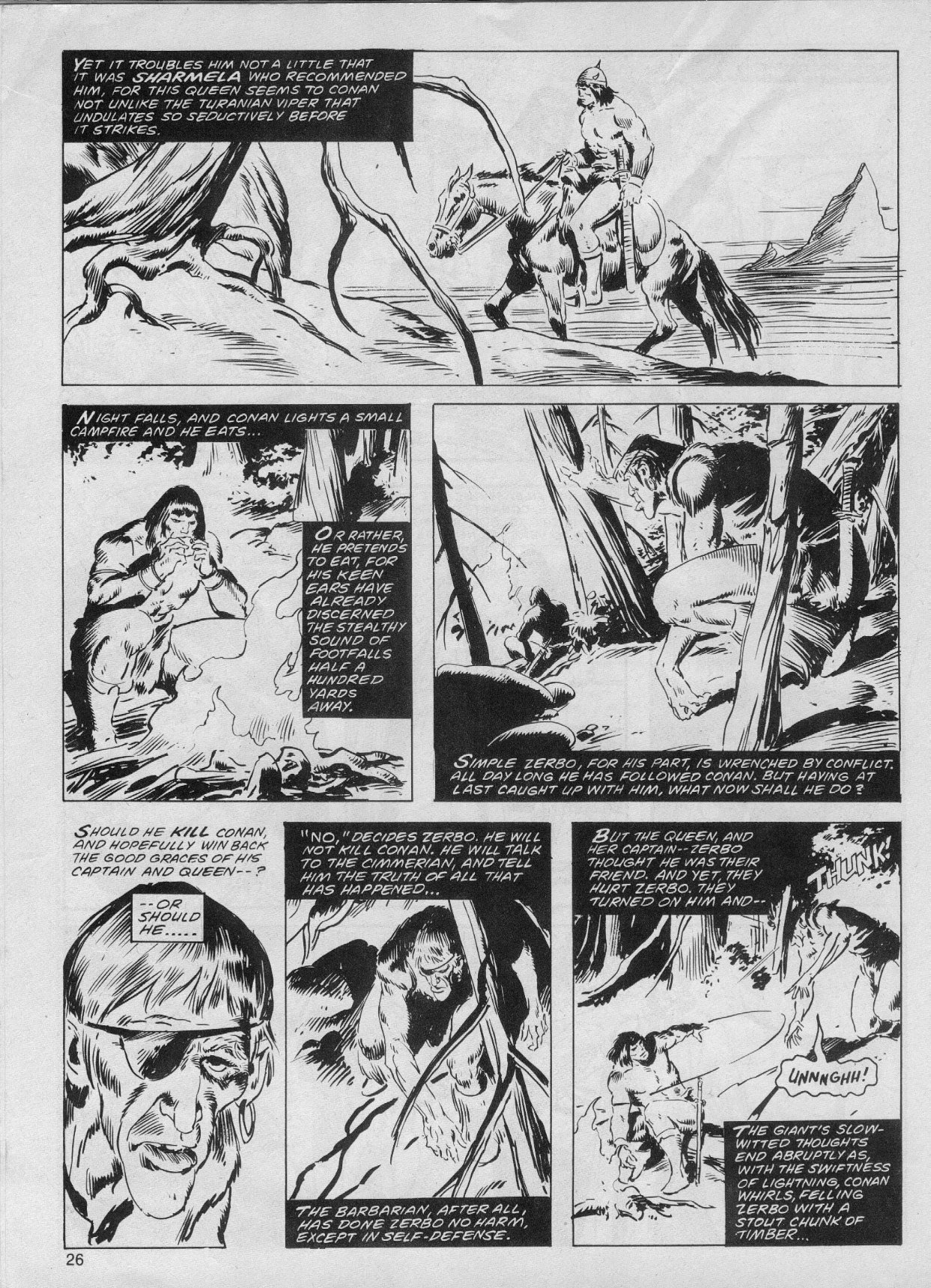 Read online The Savage Sword Of Conan comic -  Issue #61 - 26