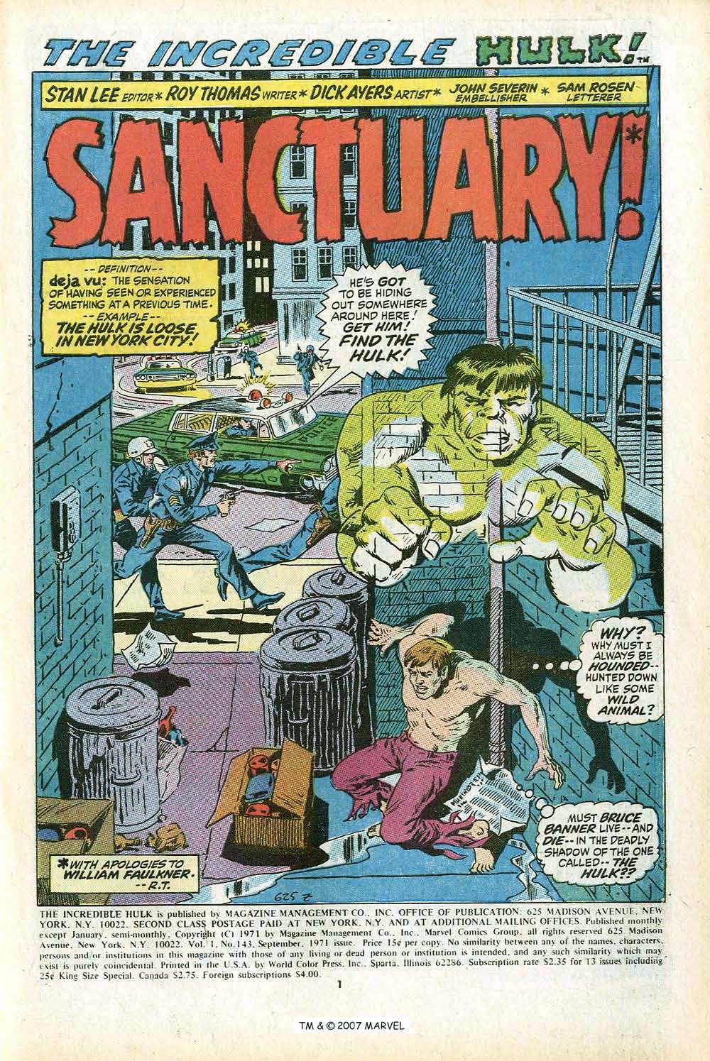 Read online The Incredible Hulk (1968) comic -  Issue #143 - 3