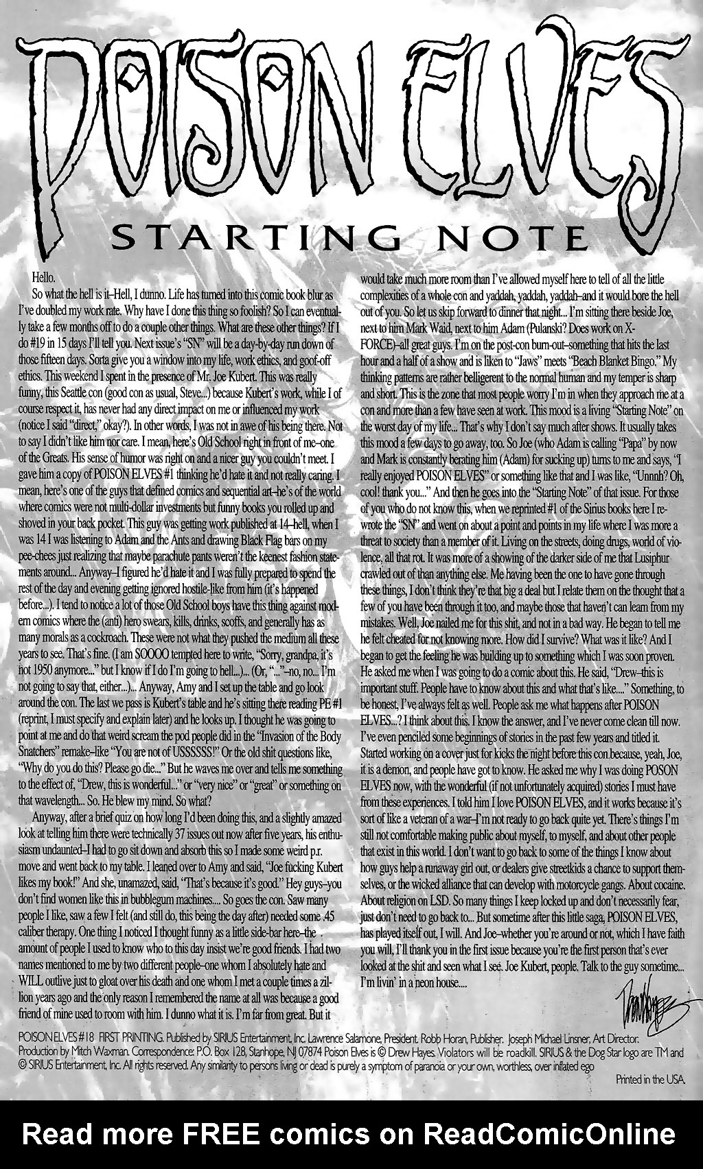 Read online Poison Elves (1995) comic -  Issue #18 - 2