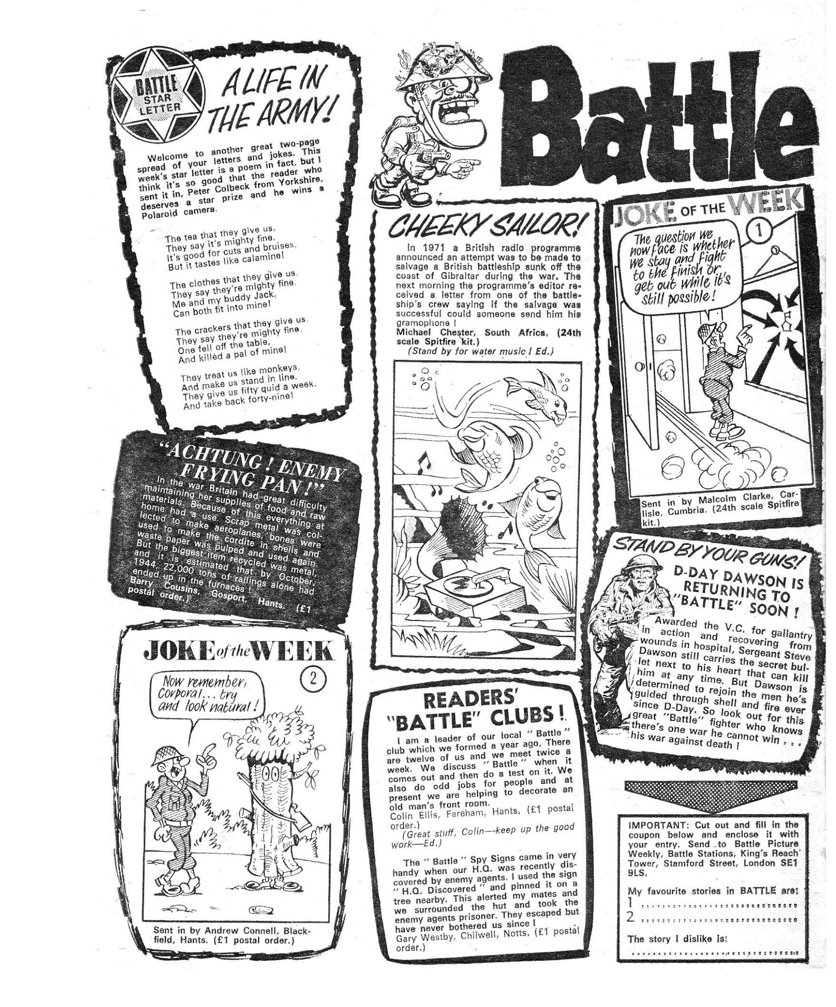 Read online Battle Picture Weekly comic -  Issue #74 - 22