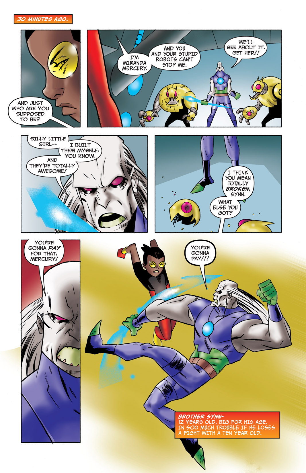 Read online The Many Adventures of Miranda Mercury: Time Runs Out comic -  Issue # TPB - 6