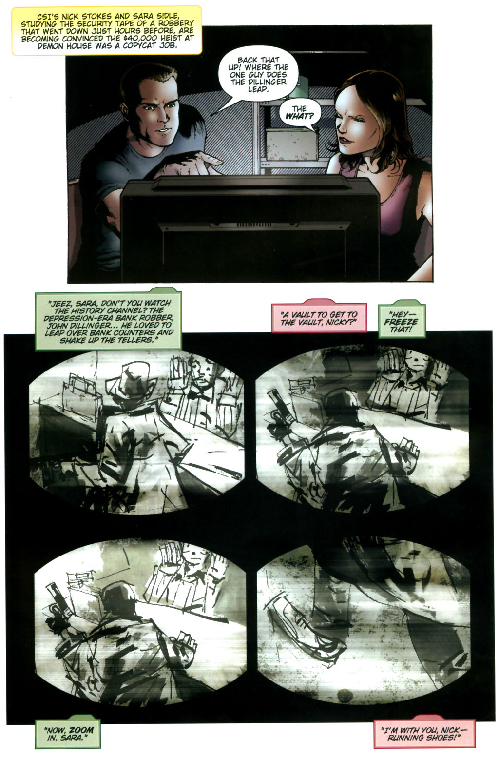 Read online CSI: Crime Scene Investigation: Demon House comic -  Issue #4 - 5