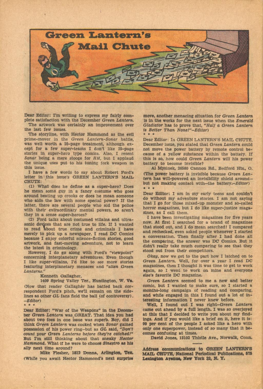 Read online Green Lantern (1960) comic -  Issue #28 - 32