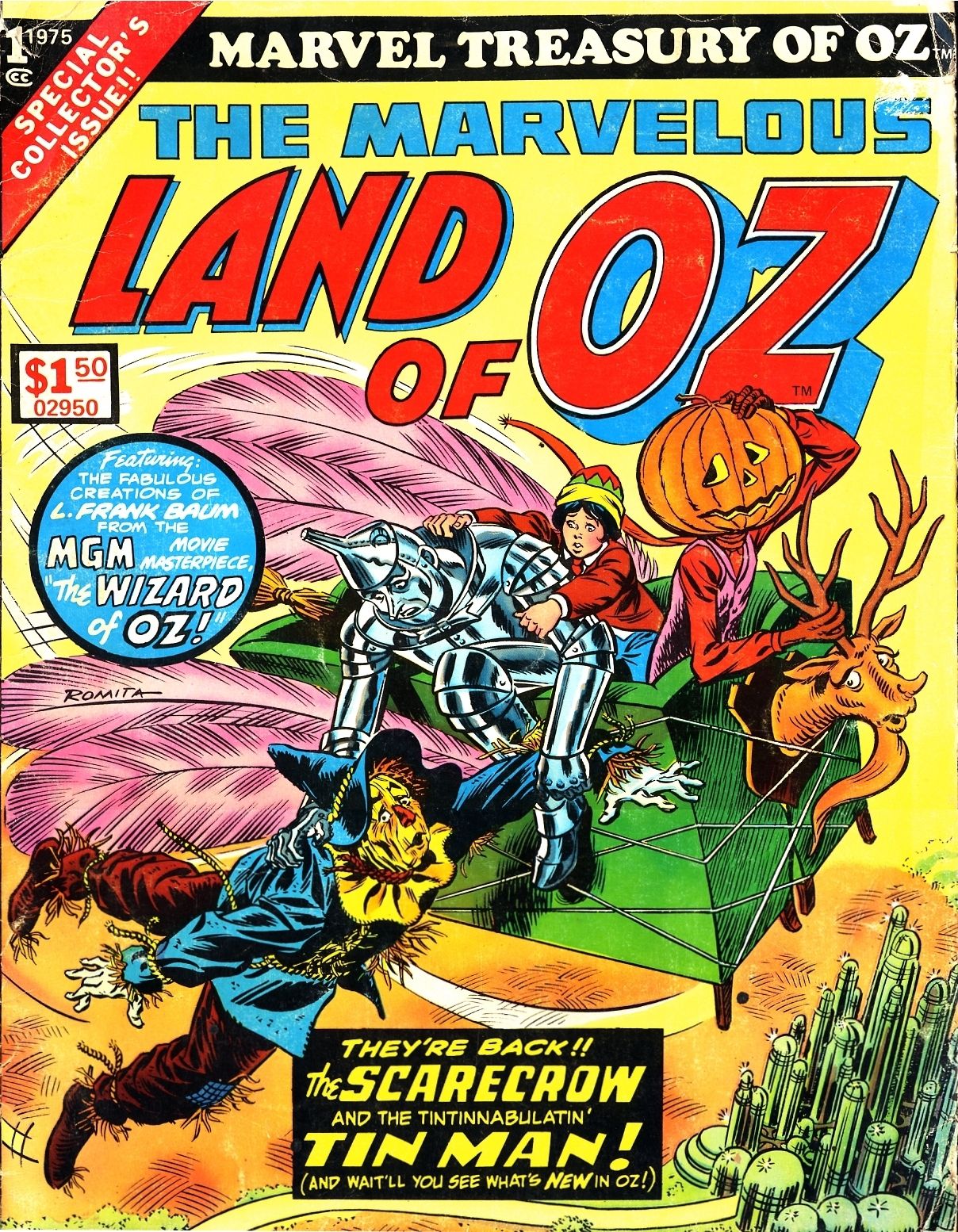 Read online Marvel Treasury of Oz featuring the Marvelous Land of Oz comic -  Issue # Full - 1
