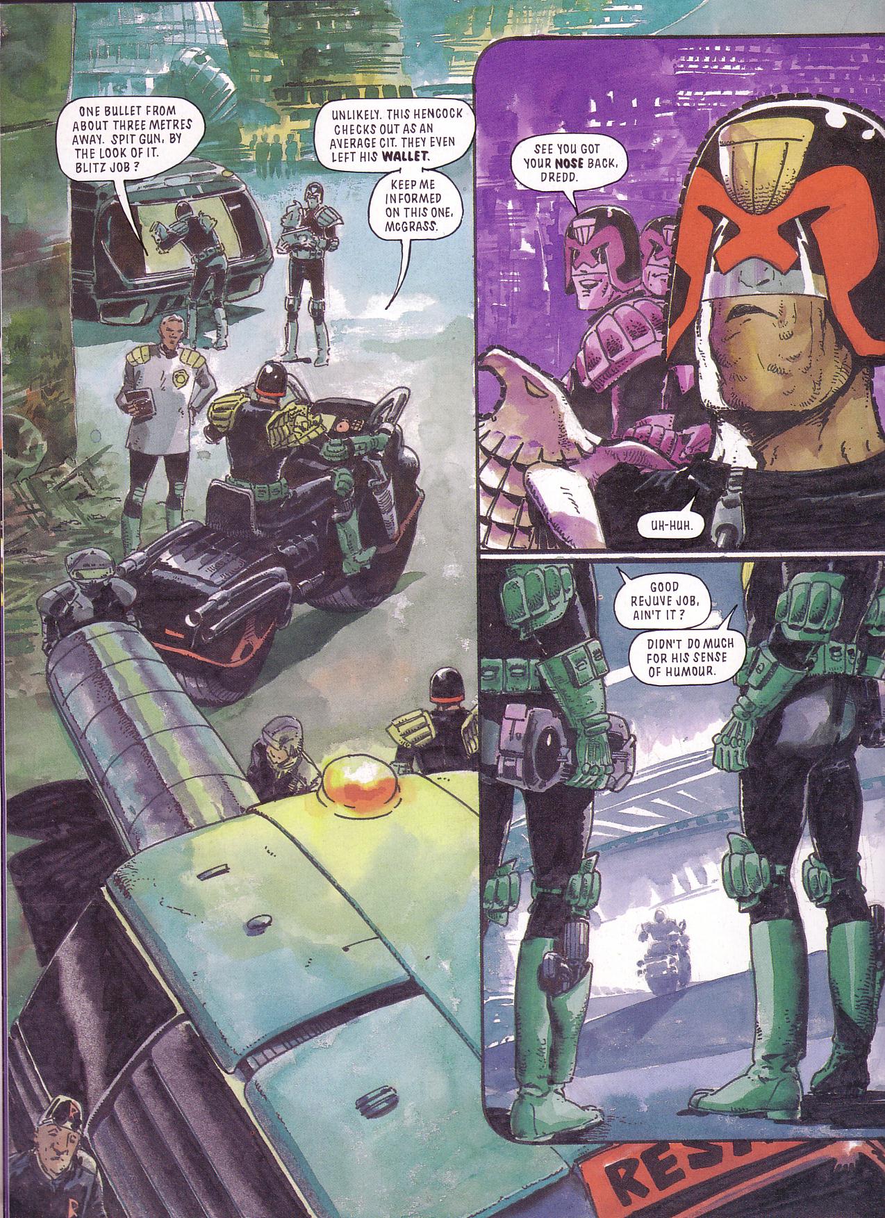 Read online Judge Dredd: Death Aid comic -  Issue # TPB - 6