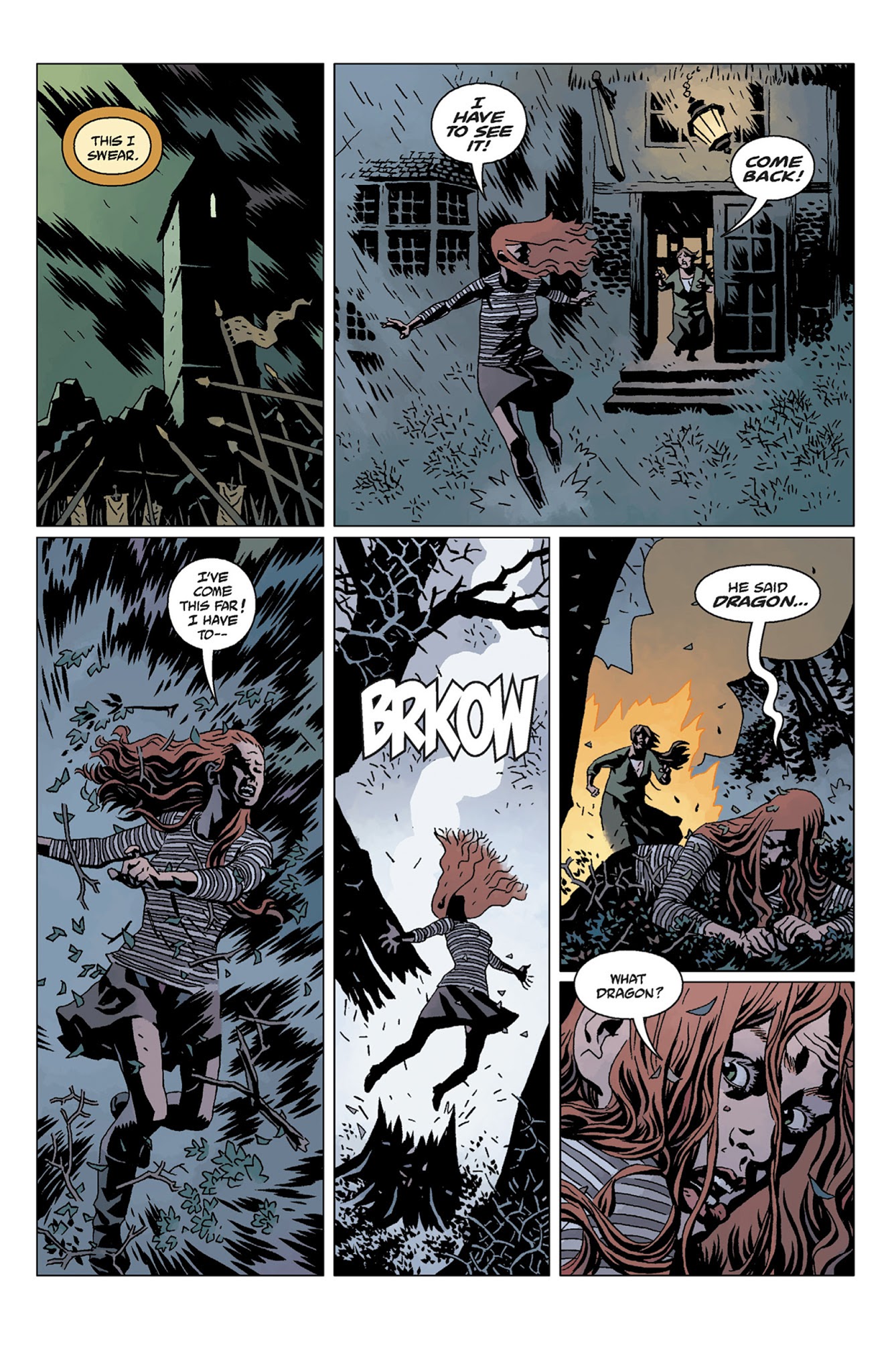 Read online Hellboy: The Storm And The Fury comic -  Issue # TPB - 118