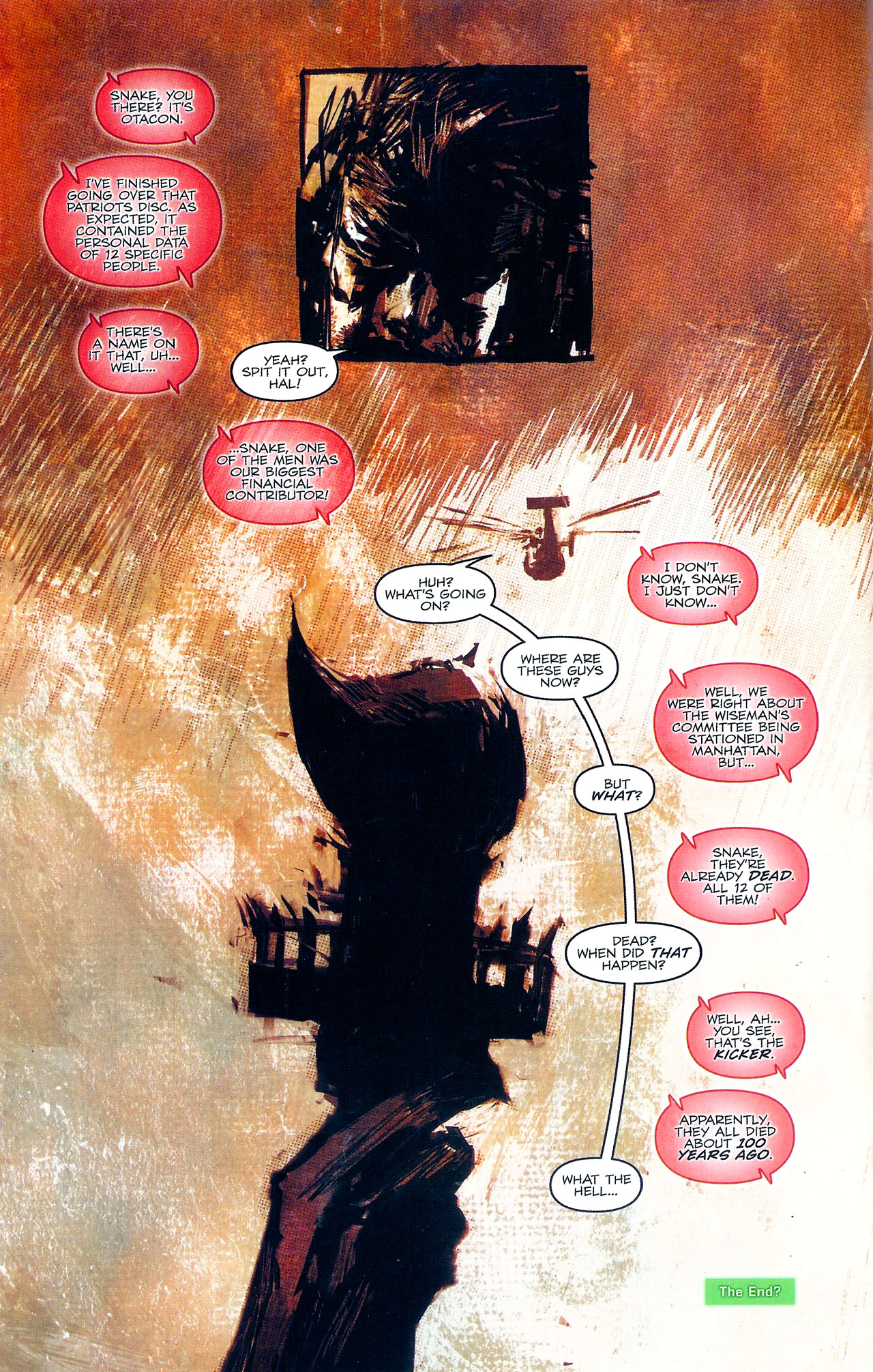 Read online Metal Gear Solid: Sons of Liberty comic -  Issue #12 - 23