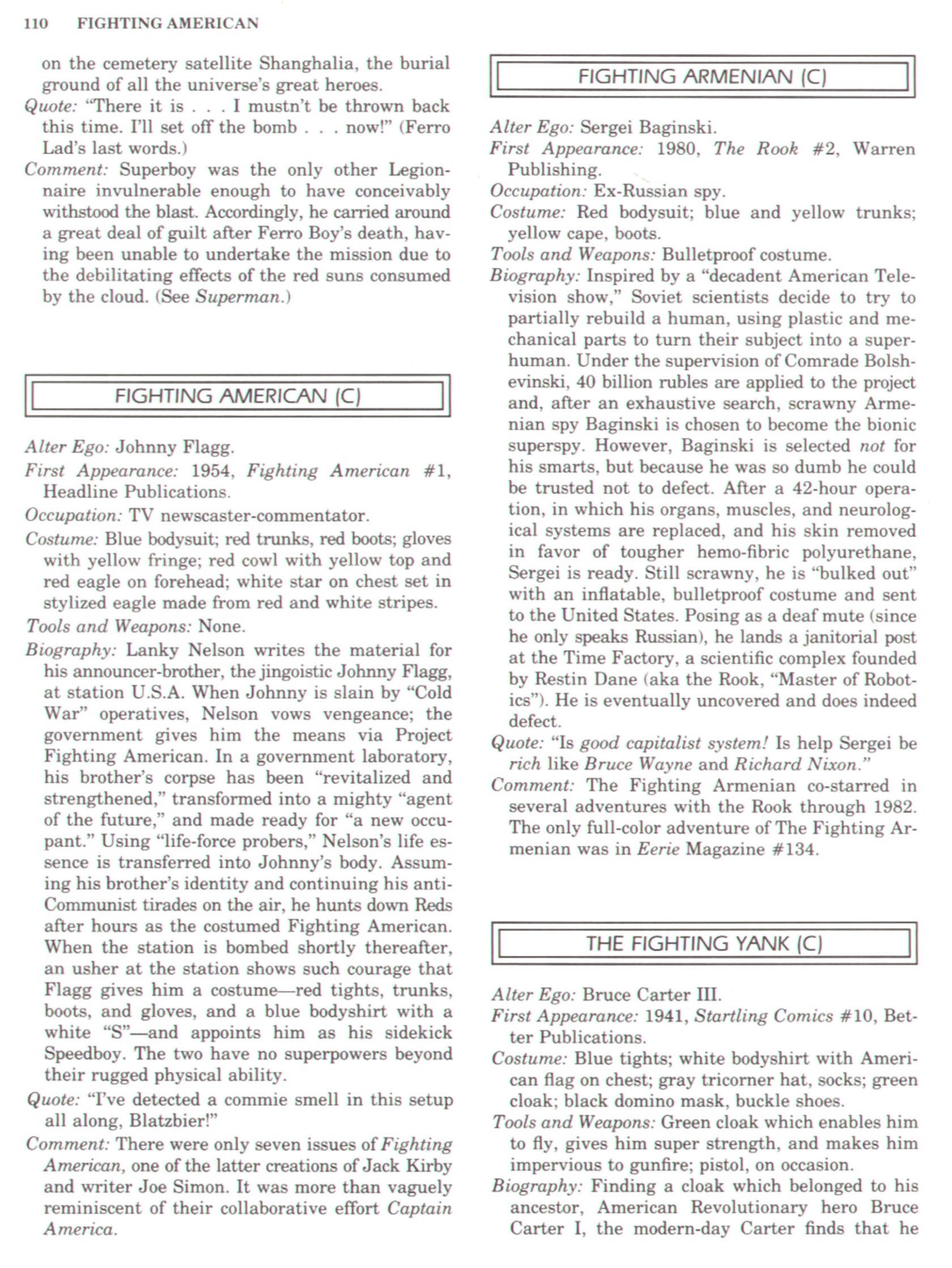 Read online The Encyclopedia of Superheroes comic -  Issue # TPB (Part 2) - 29