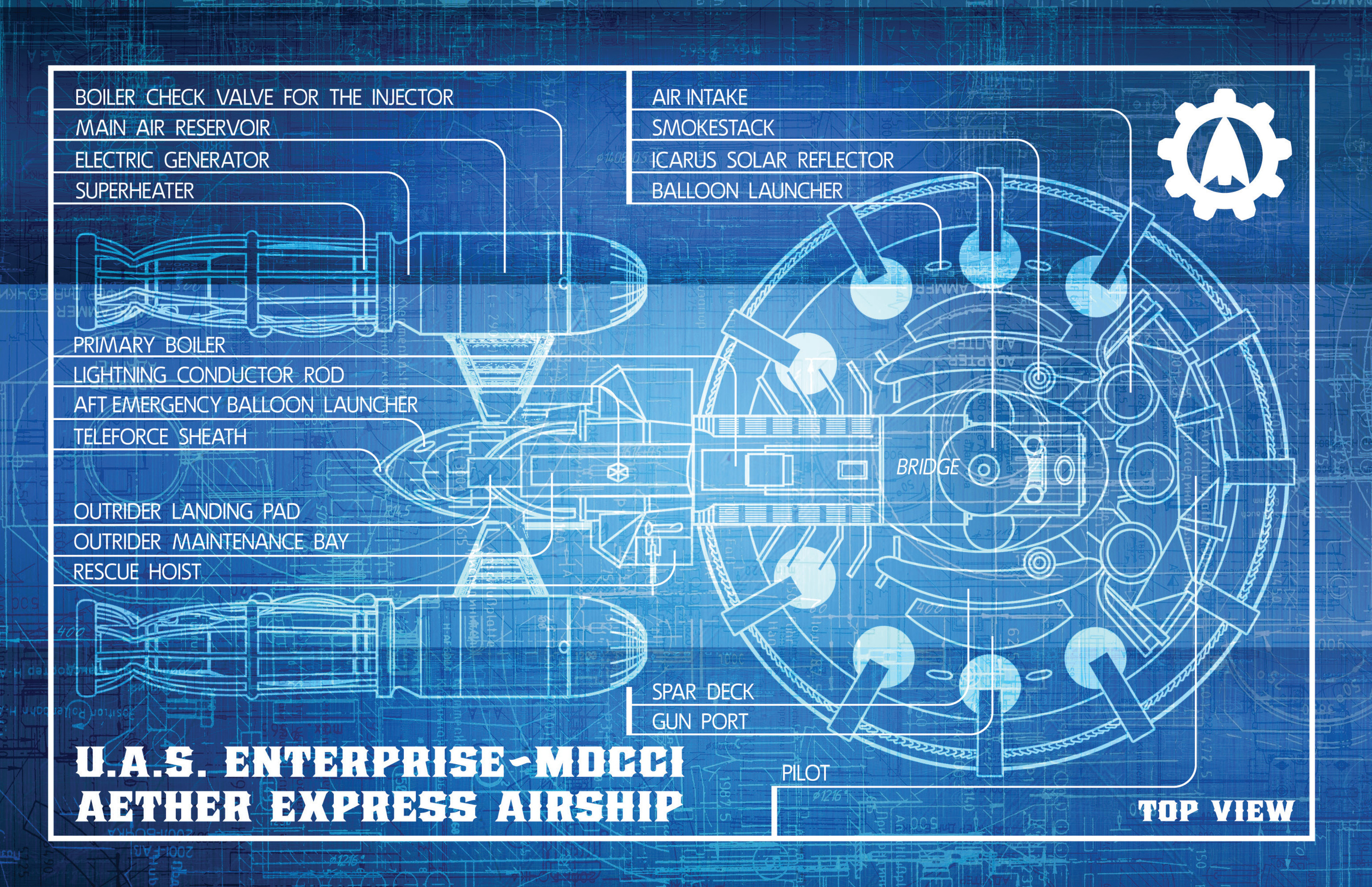 Read online Airship Enterprise: The Infernal Machine comic -  Issue #3 - 22
