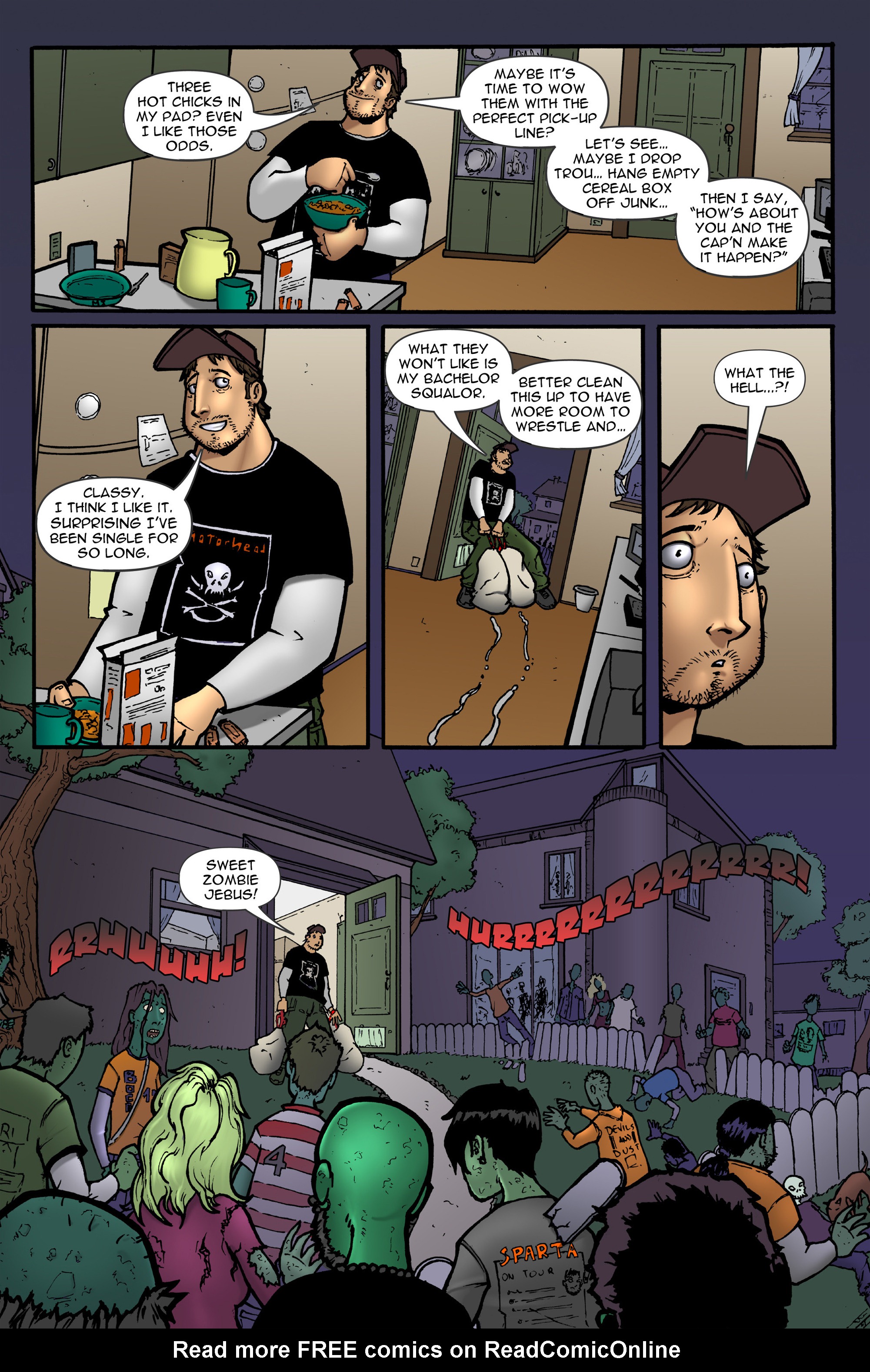 Read online Chaos Campus: Sorority Girls Vs. Zombies comic -  Issue #4 - 21