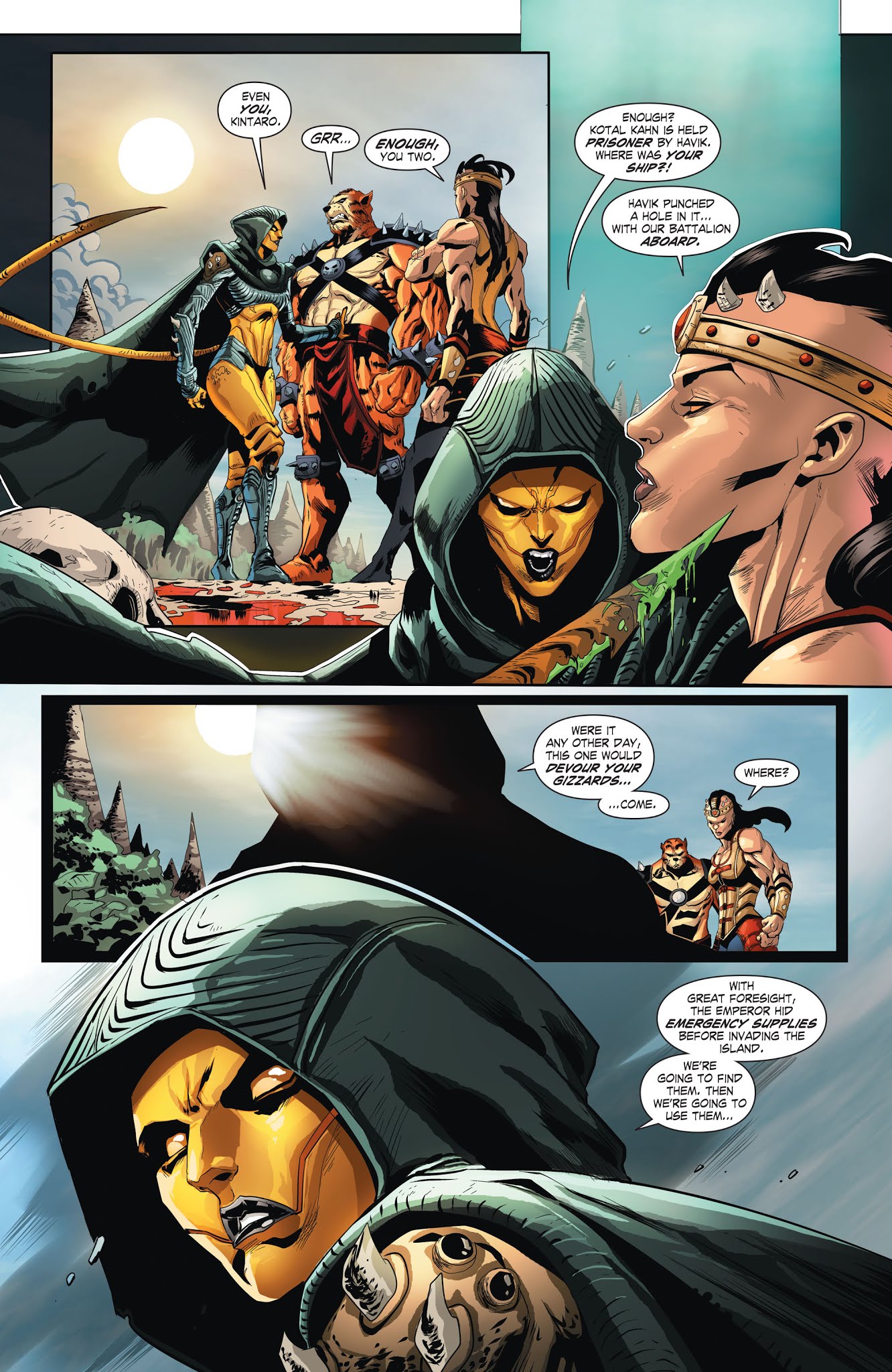 Read online Mortal Kombat X [I] comic -  Issue # _TPB 3 - 70