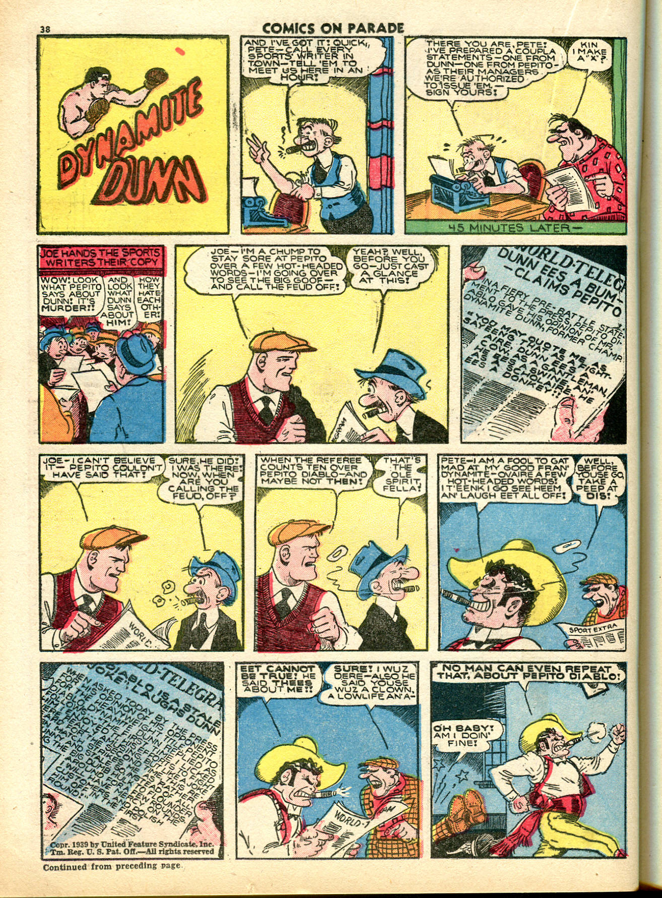 Read online Comics on Parade comic -  Issue #17 - 39