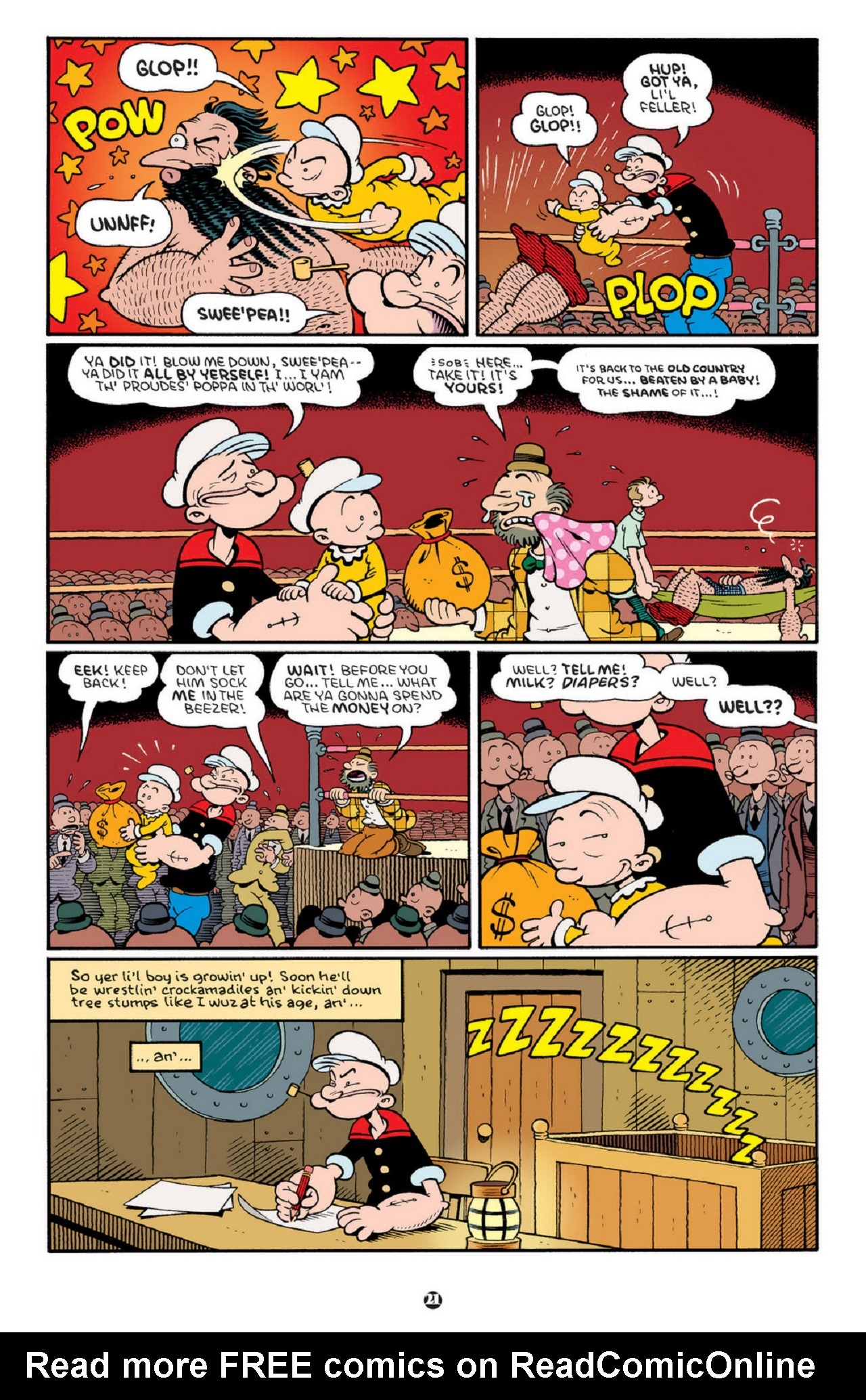 Read online Popeye (2012) comic -  Issue #12 - 23