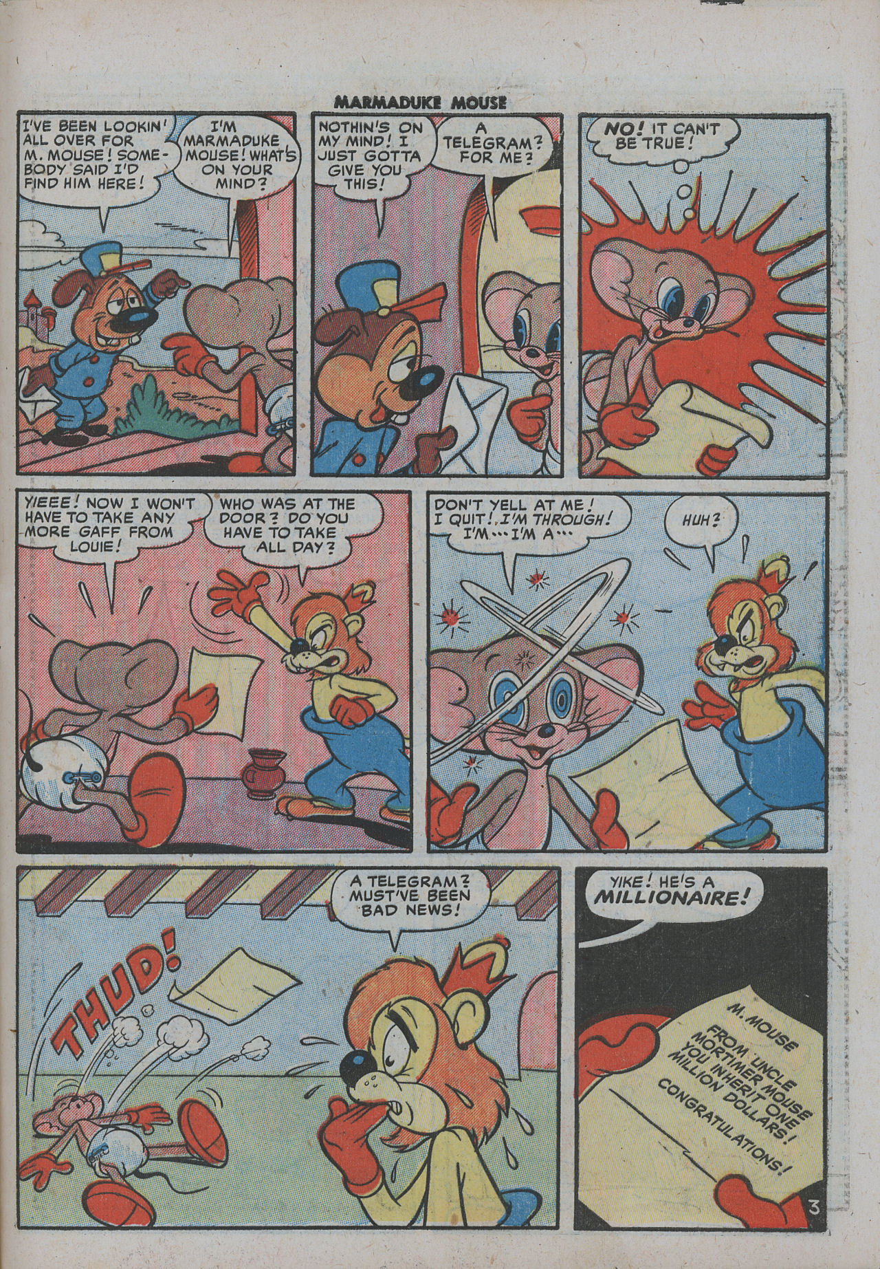 Read online Marmaduke Mouse comic -  Issue #24 - 47