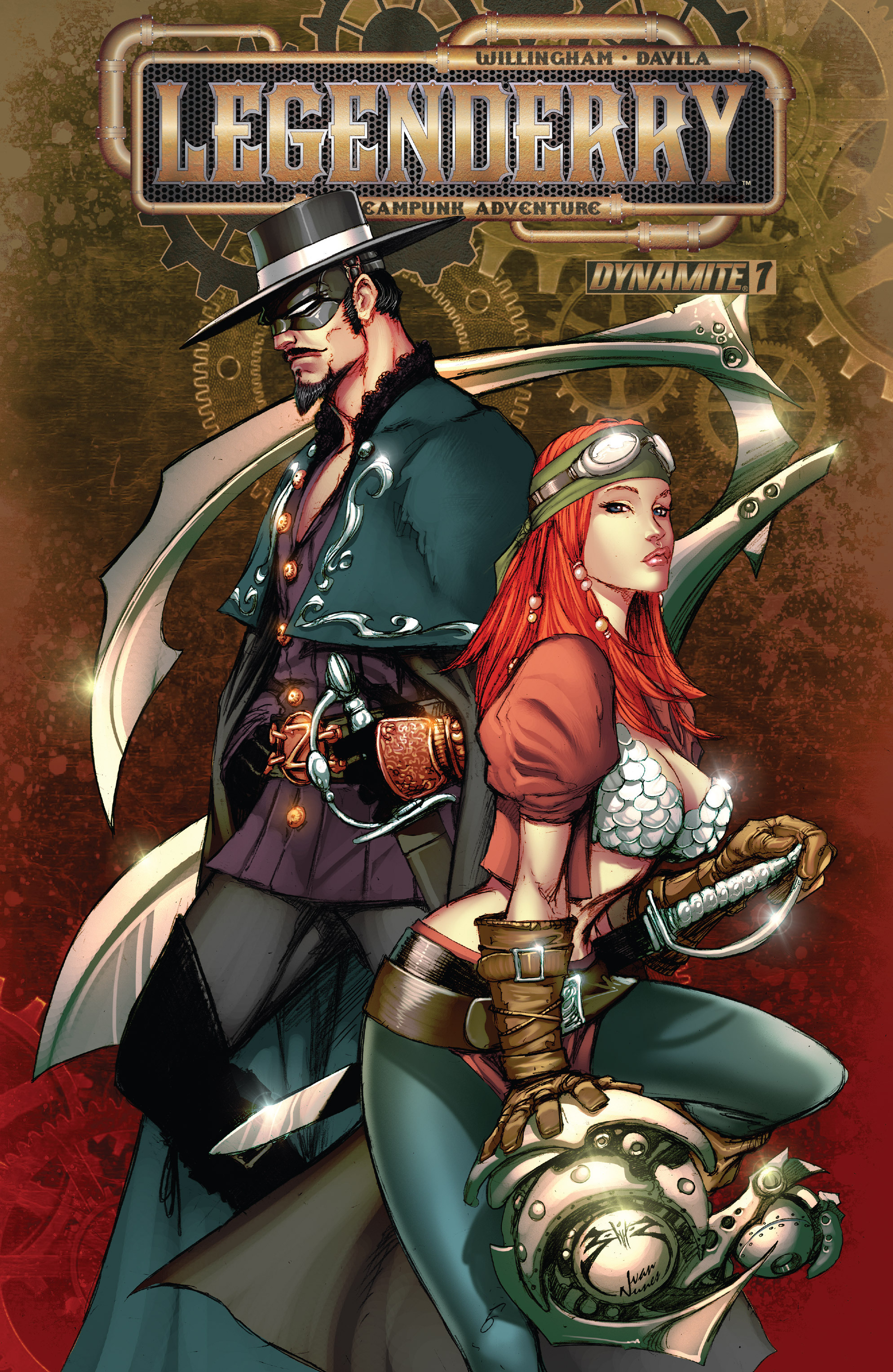 Read online Legenderry: A Steampunk Adventure comic -  Issue #7 - 1