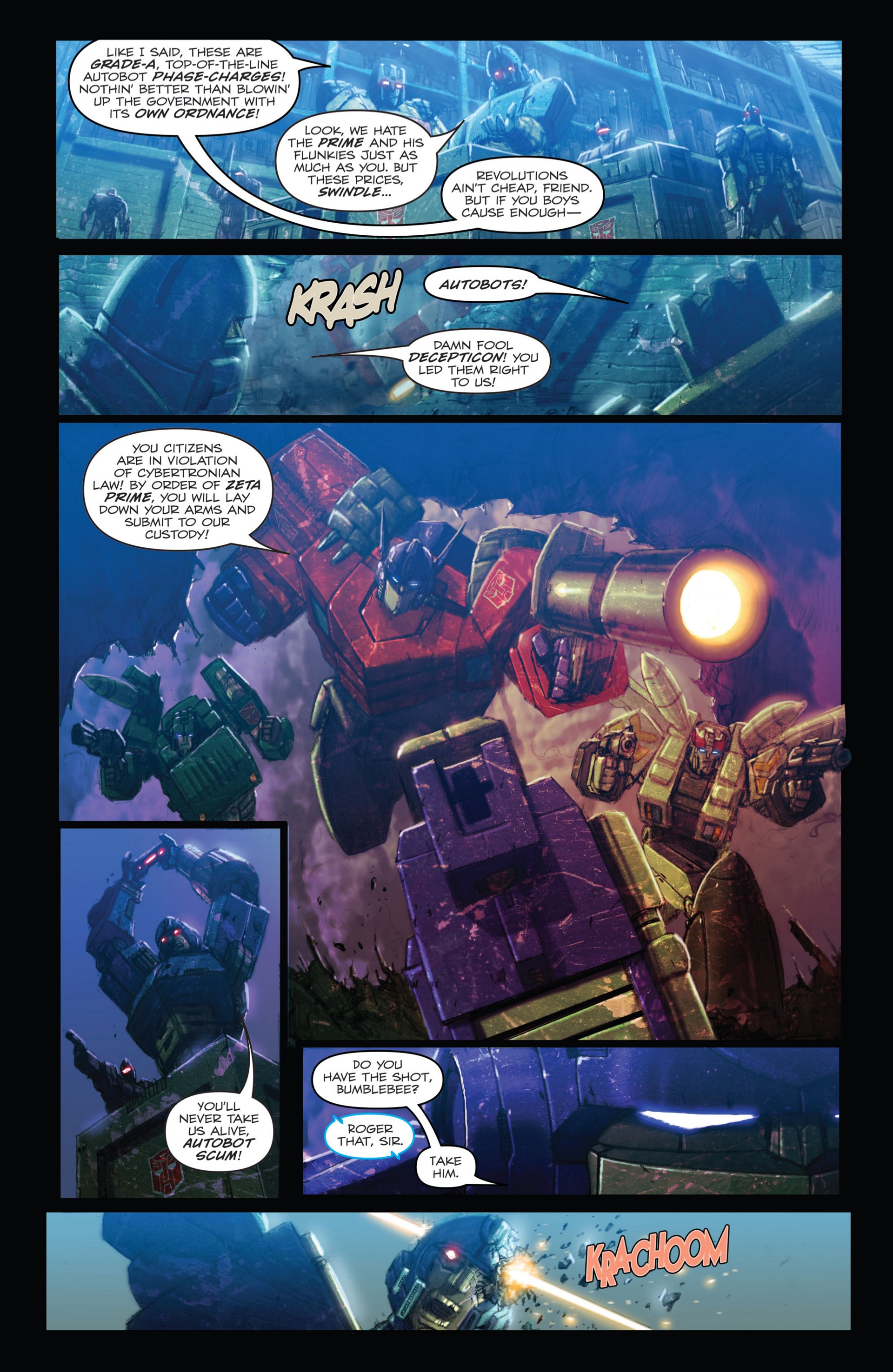 Read online Transformers: Autocracy comic -  Issue # Full - 10