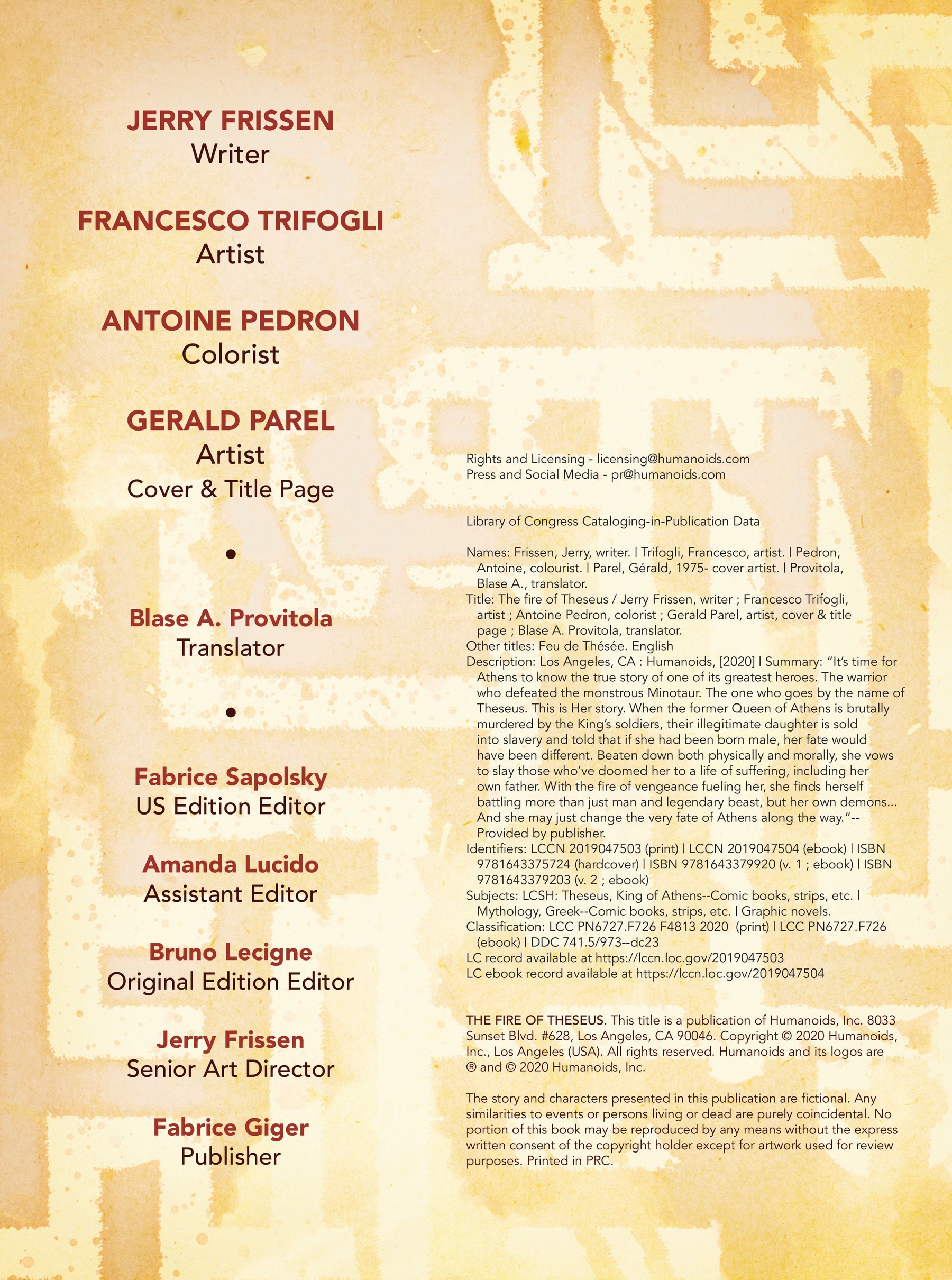 Read online The Fire of Theseus comic -  Issue #1 - 2