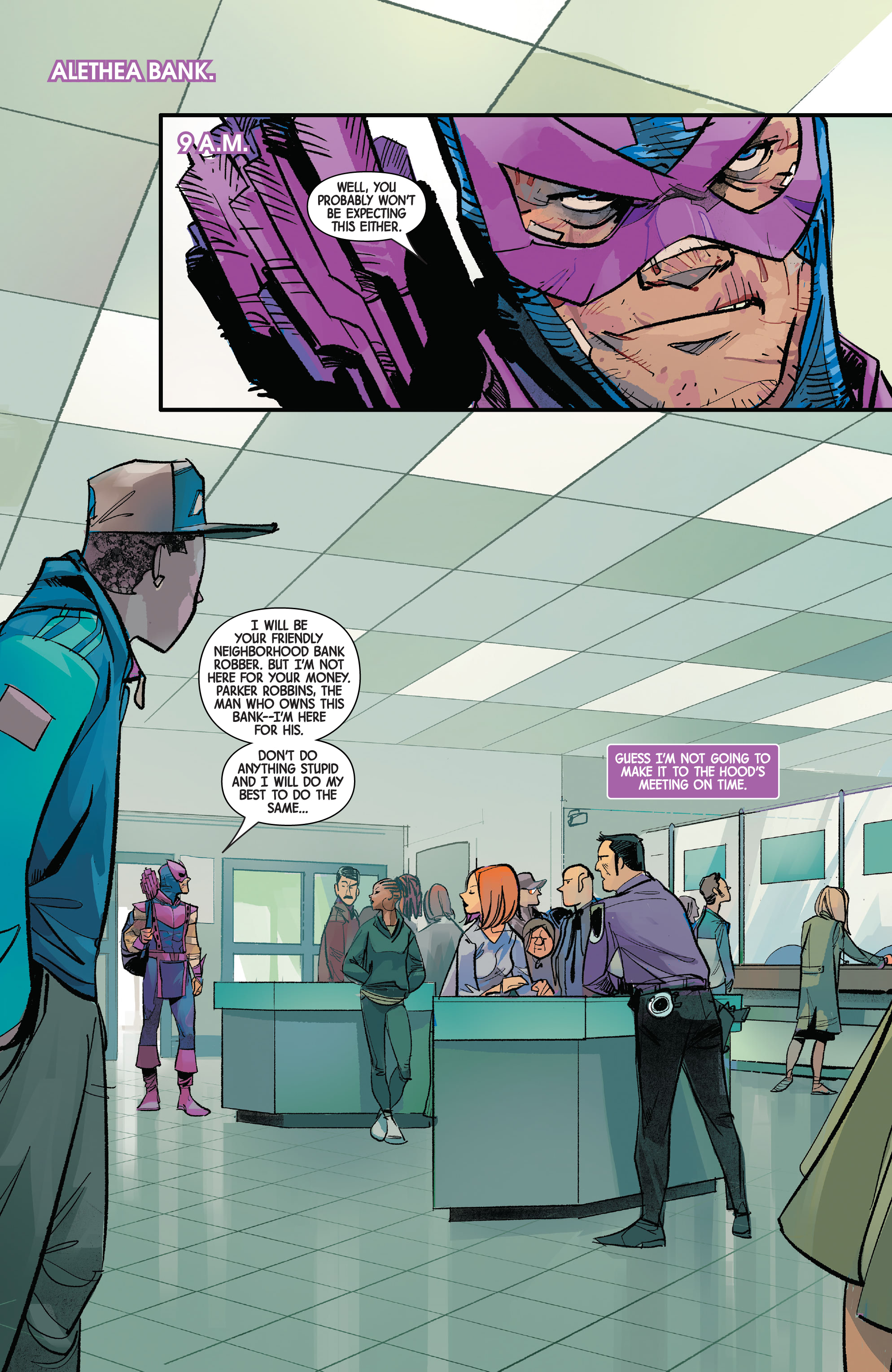 Read online Hawkeye: Freefall comic -  Issue #6 - 13
