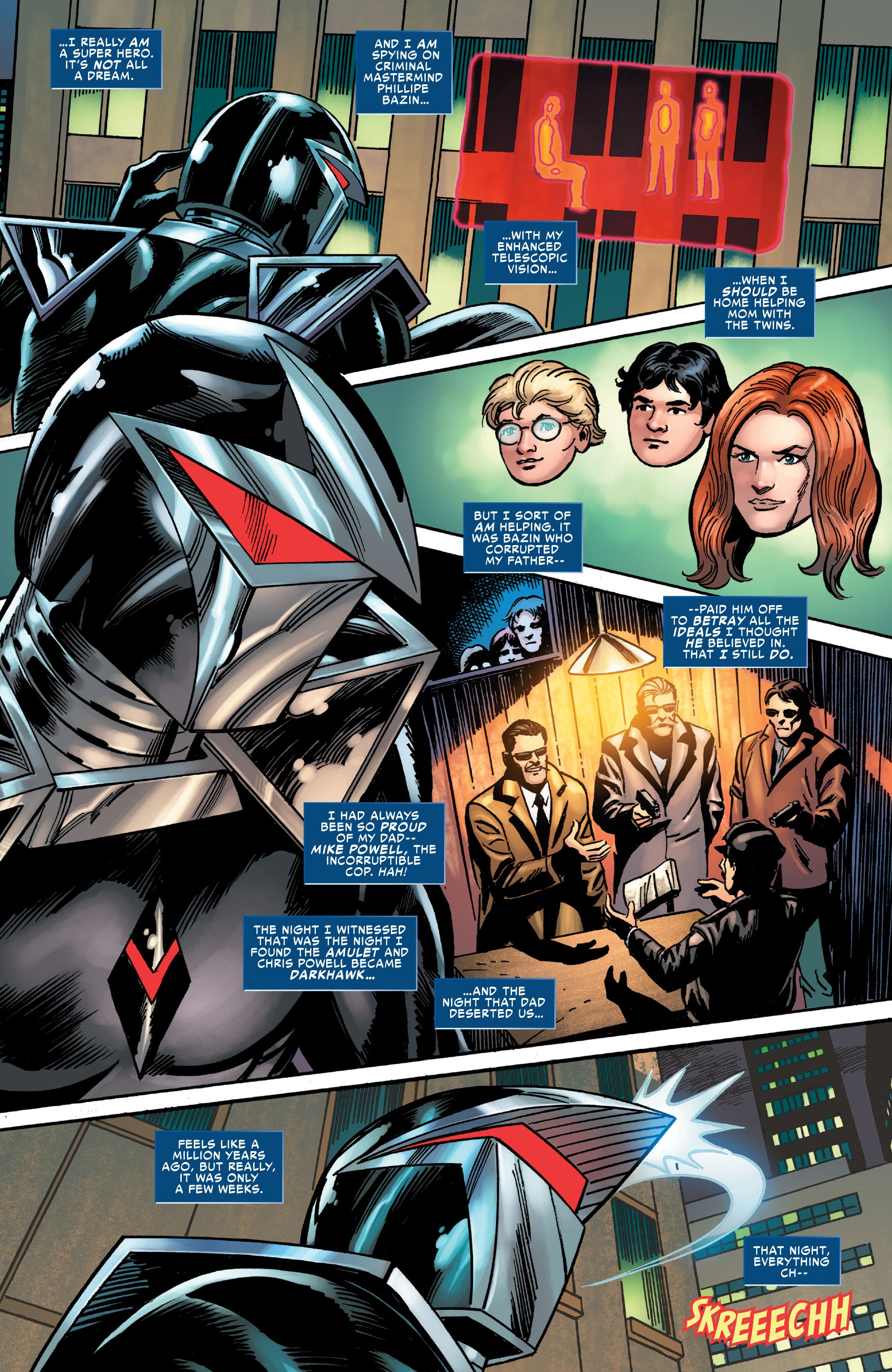 Read online Darkhawk: Heart Of The Hawk comic -  Issue #1 - 4