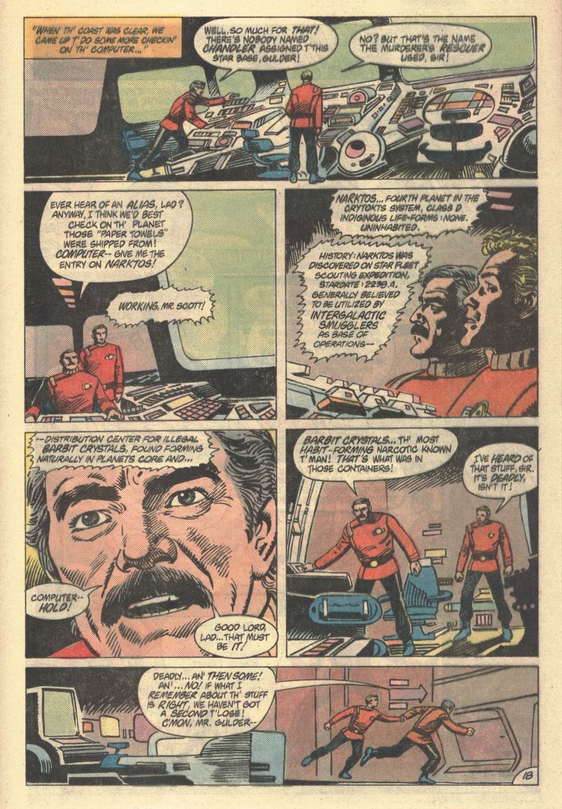Read online Star Trek (1984) comic -  Issue #18 - 19