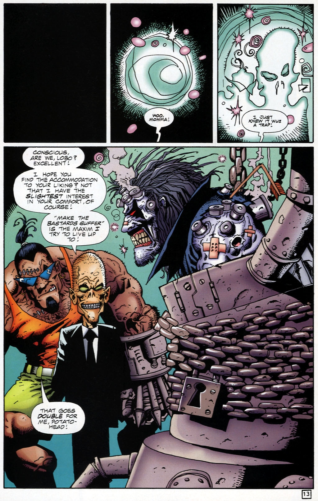 Read online Lobo: Death and Taxes comic -  Issue #3 - 13
