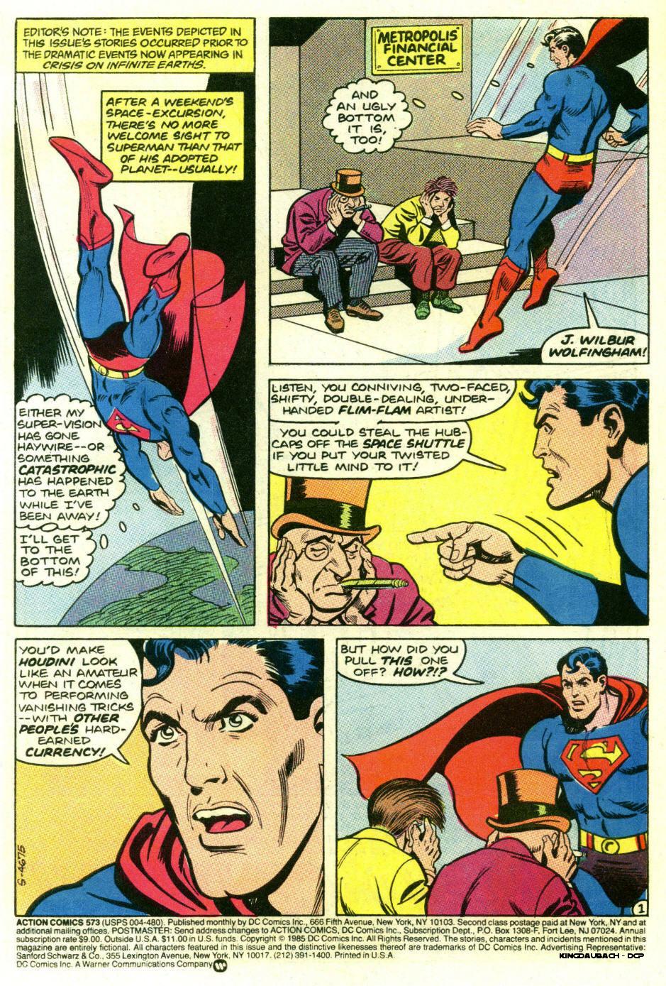 Read online Action Comics (1938) comic -  Issue #573 - 3