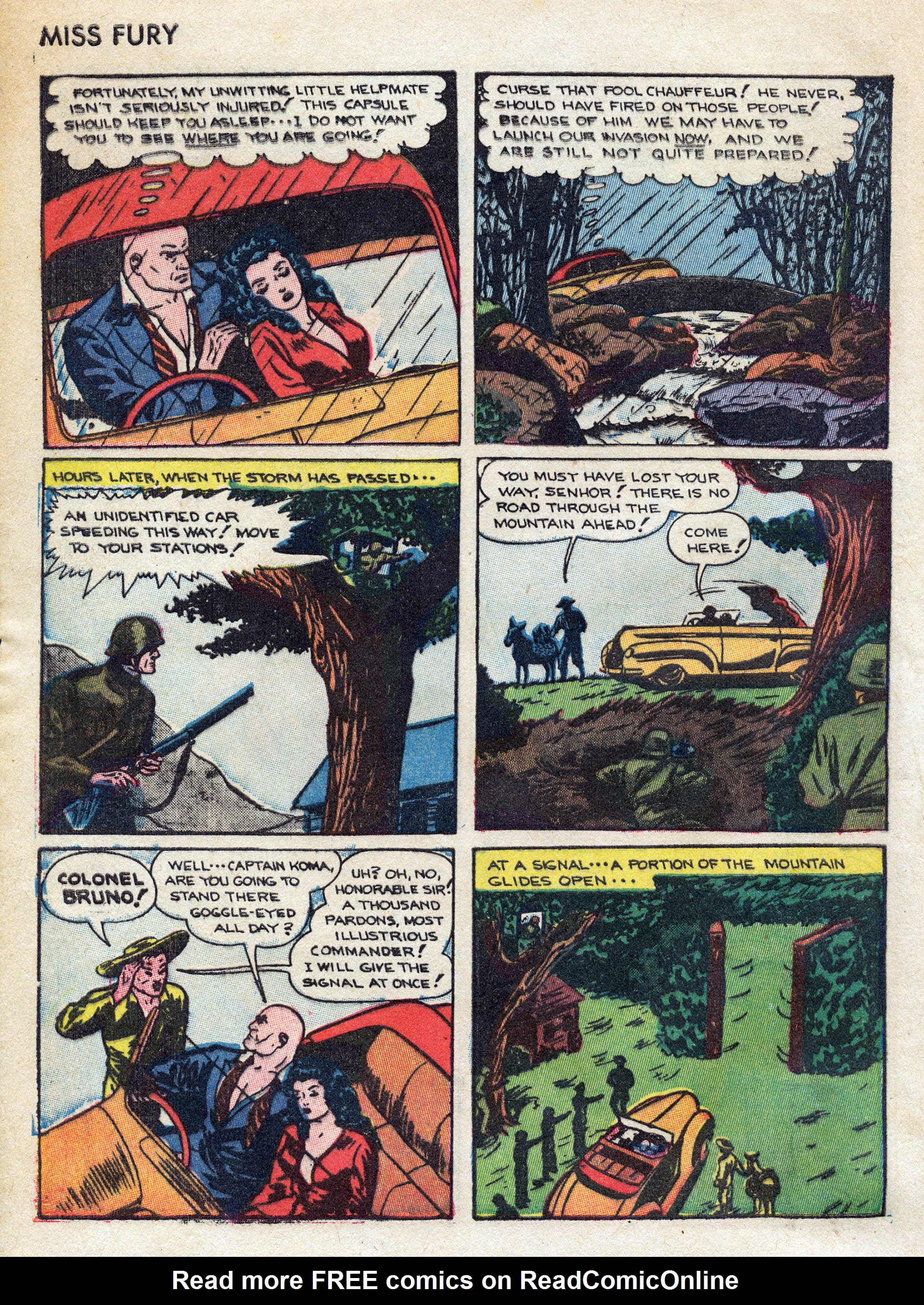 Read online Miss Fury Comics comic -  Issue #3 - 6