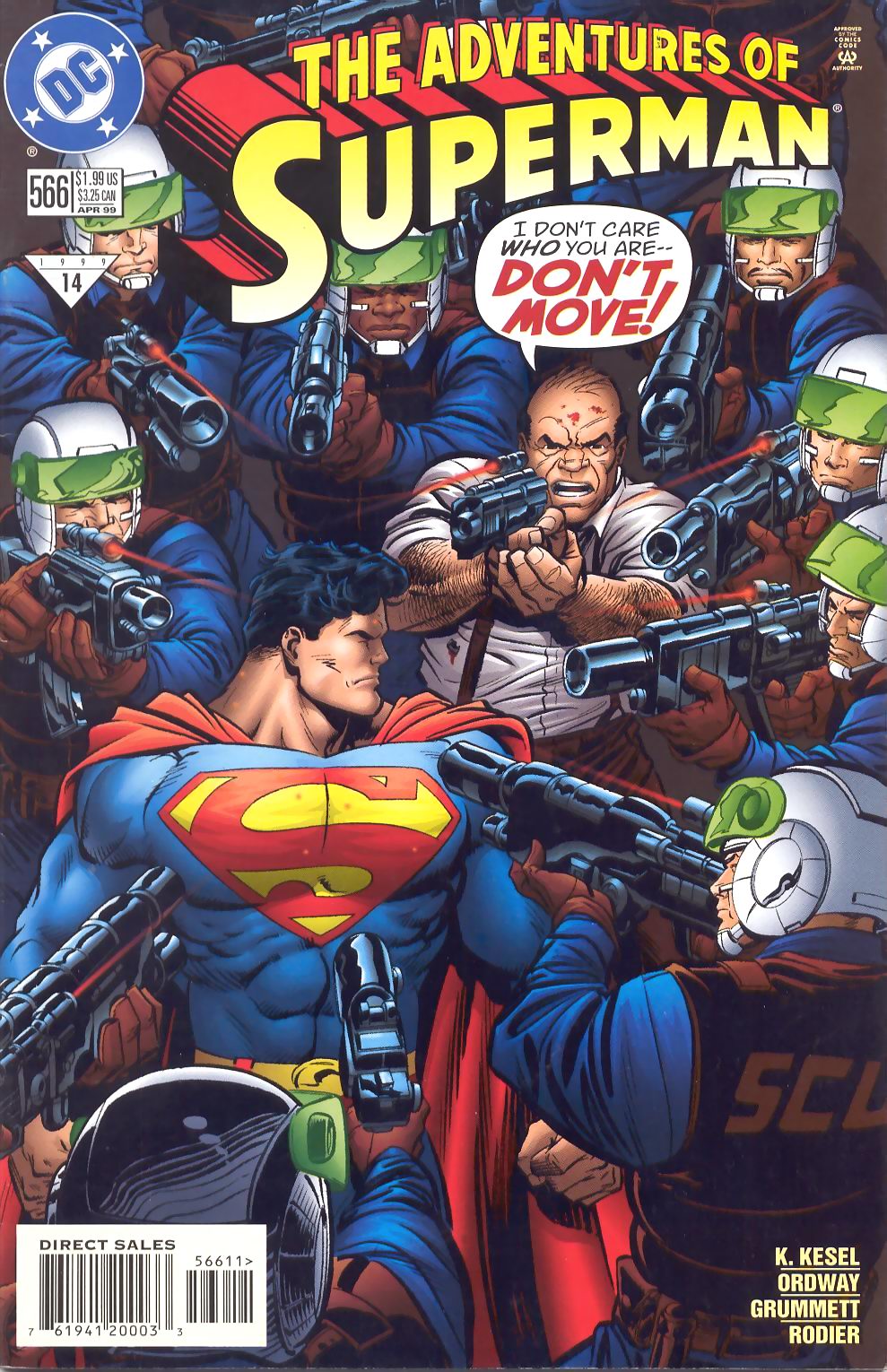 Read online Adventures of Superman (1987) comic -  Issue #566 - 1