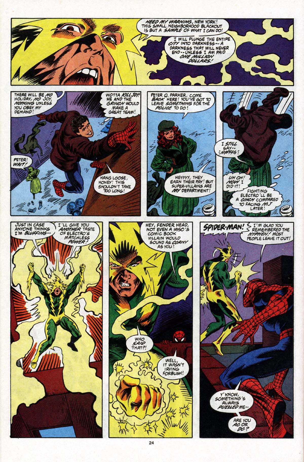 Read online Marvel Holiday Special (1991) comic -  Issue #1992 - 26